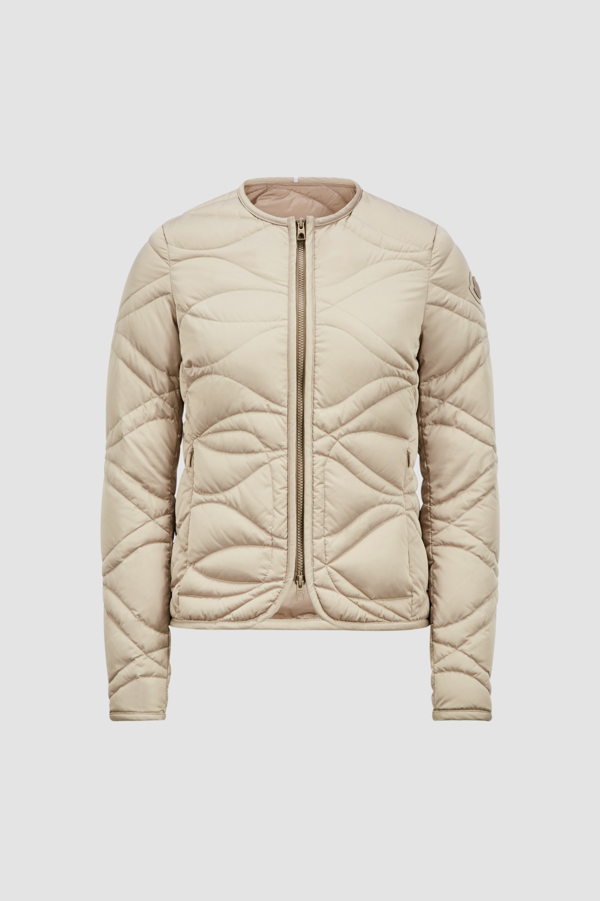 【Moncler】ショートキルティングダウンジャケットPYROPE ベージュ Pyropeショートダウンジャケット : ショートダウン