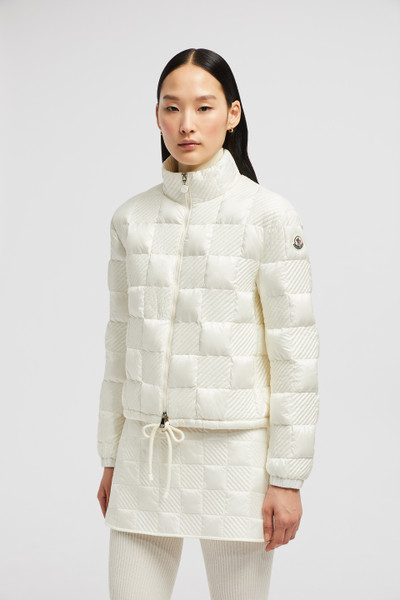 White Ancy Short Down Jacket - Short Down Jackets for Women | Moncler US