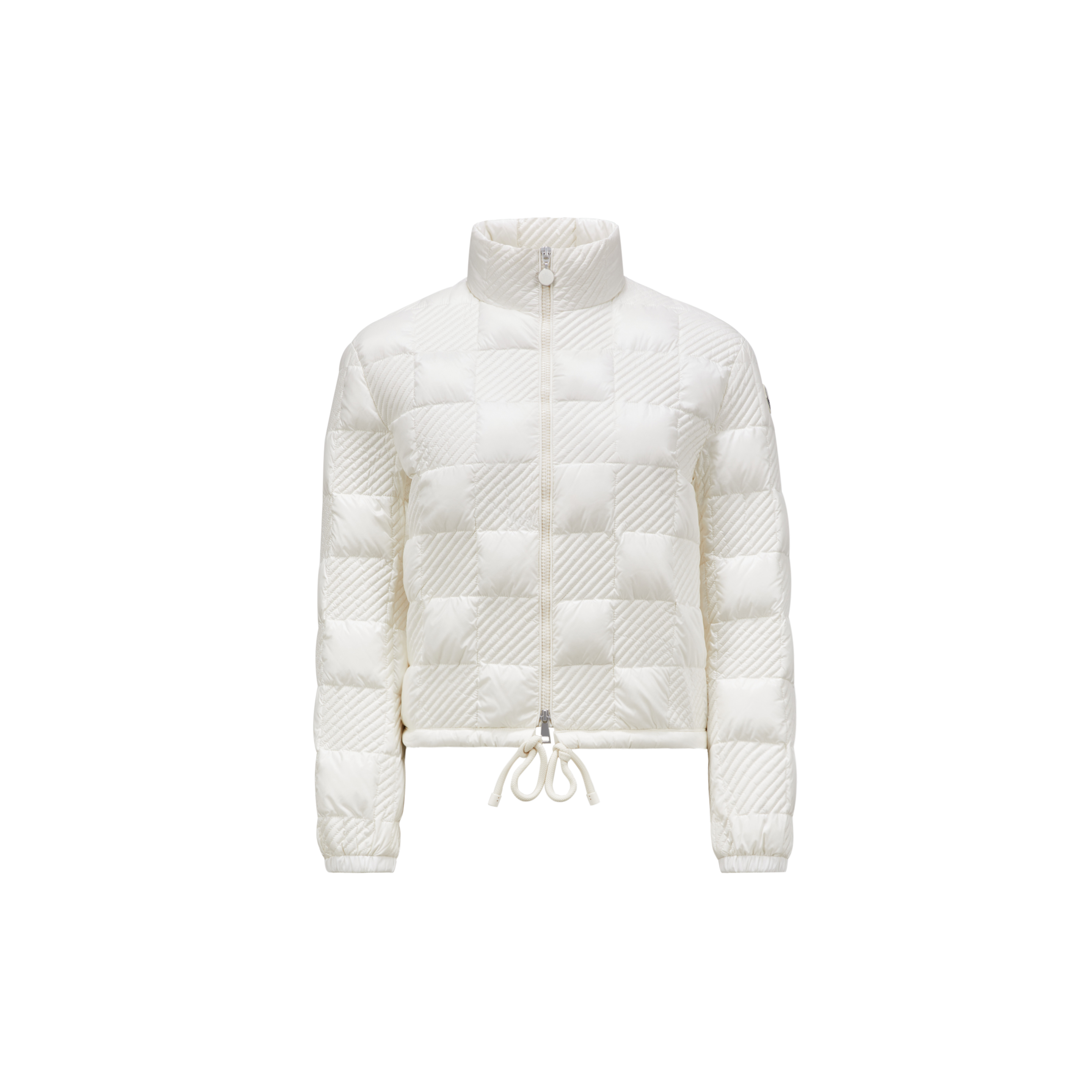 Shop Moncler Collection Doudoune Courte Ancy In White