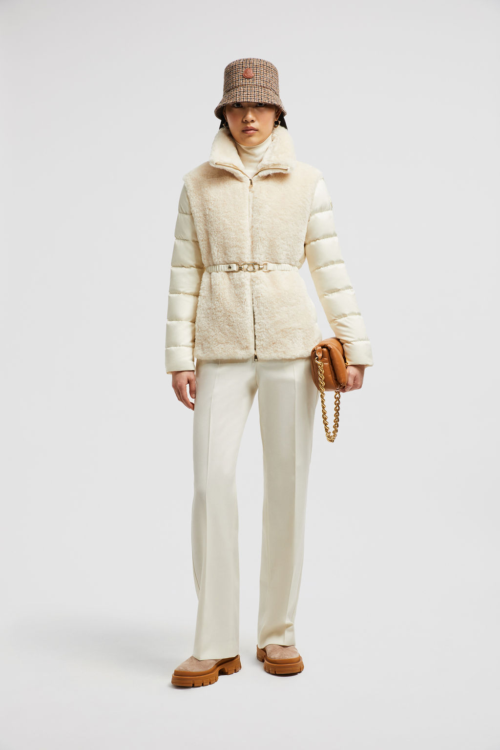 piumino bianco donna