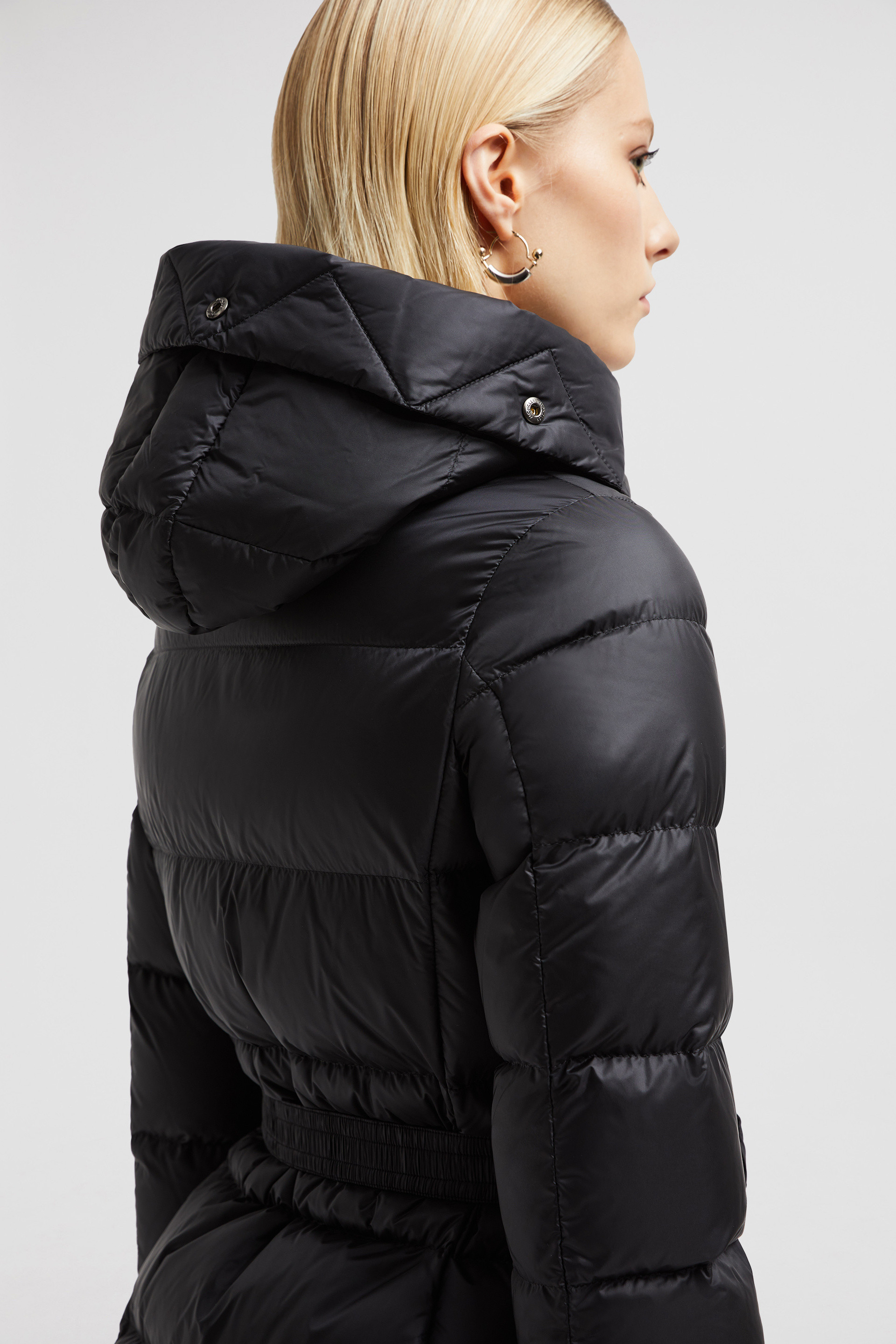 Moncler jacket with belt on sale