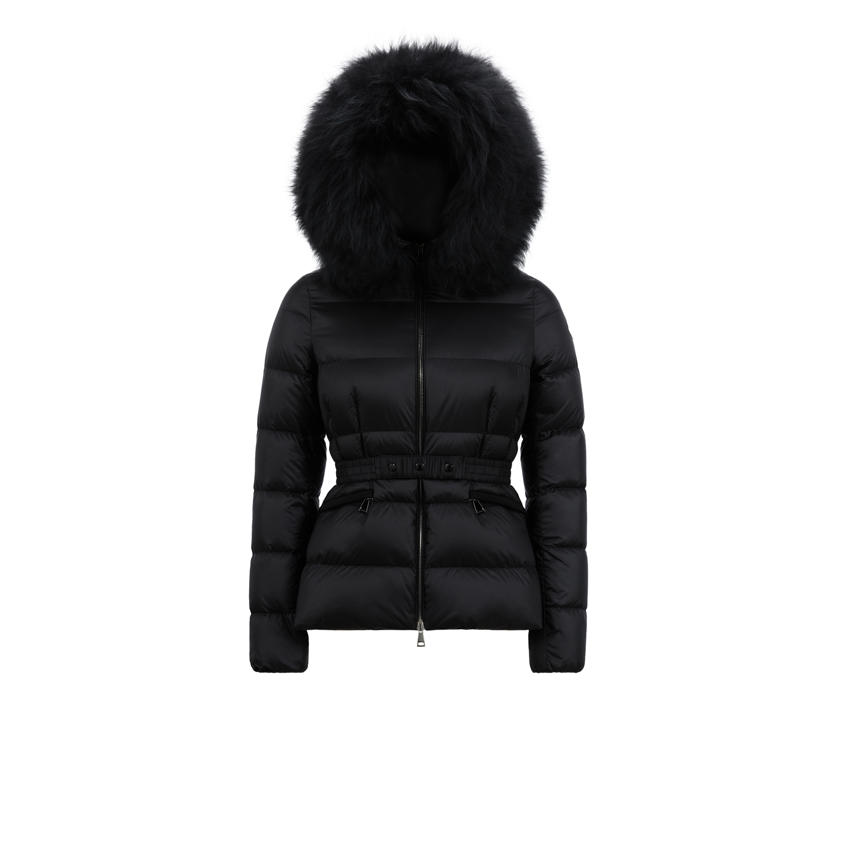 Shop Moncler Collection Boed Short Down Jacket, Women, Black, Size: 6