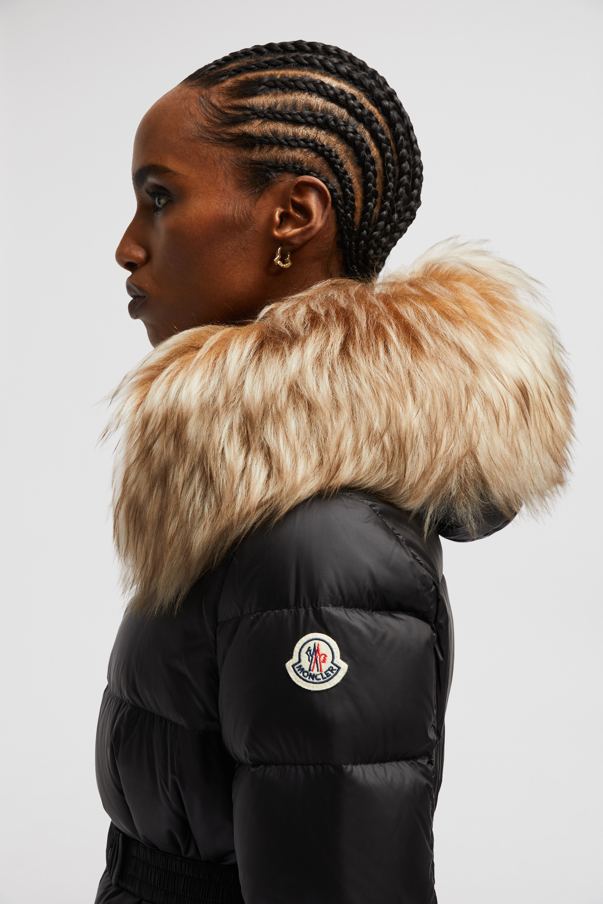 Moncler matte black jacket best sale