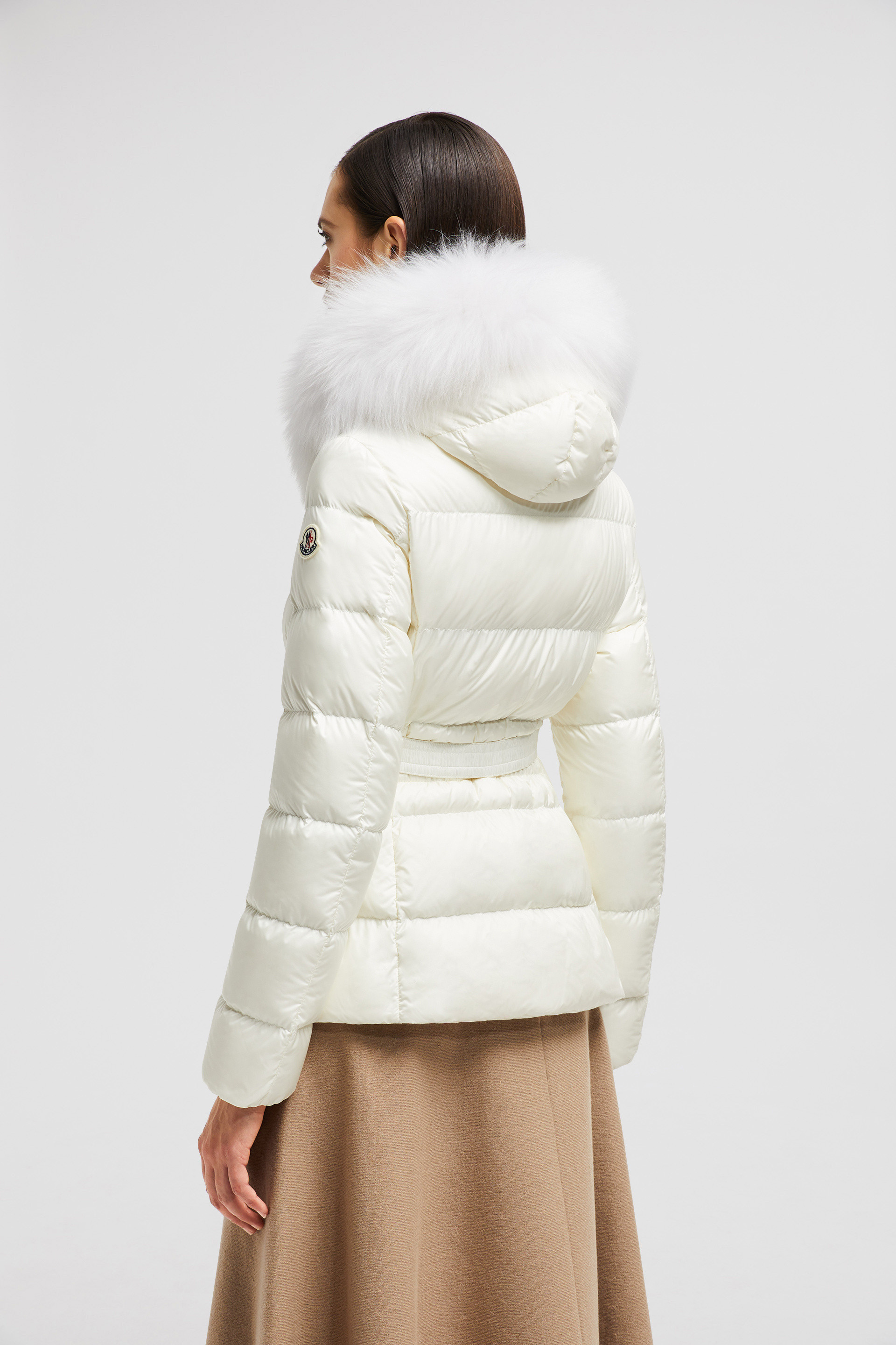 Moncler short white puffer high quality coat