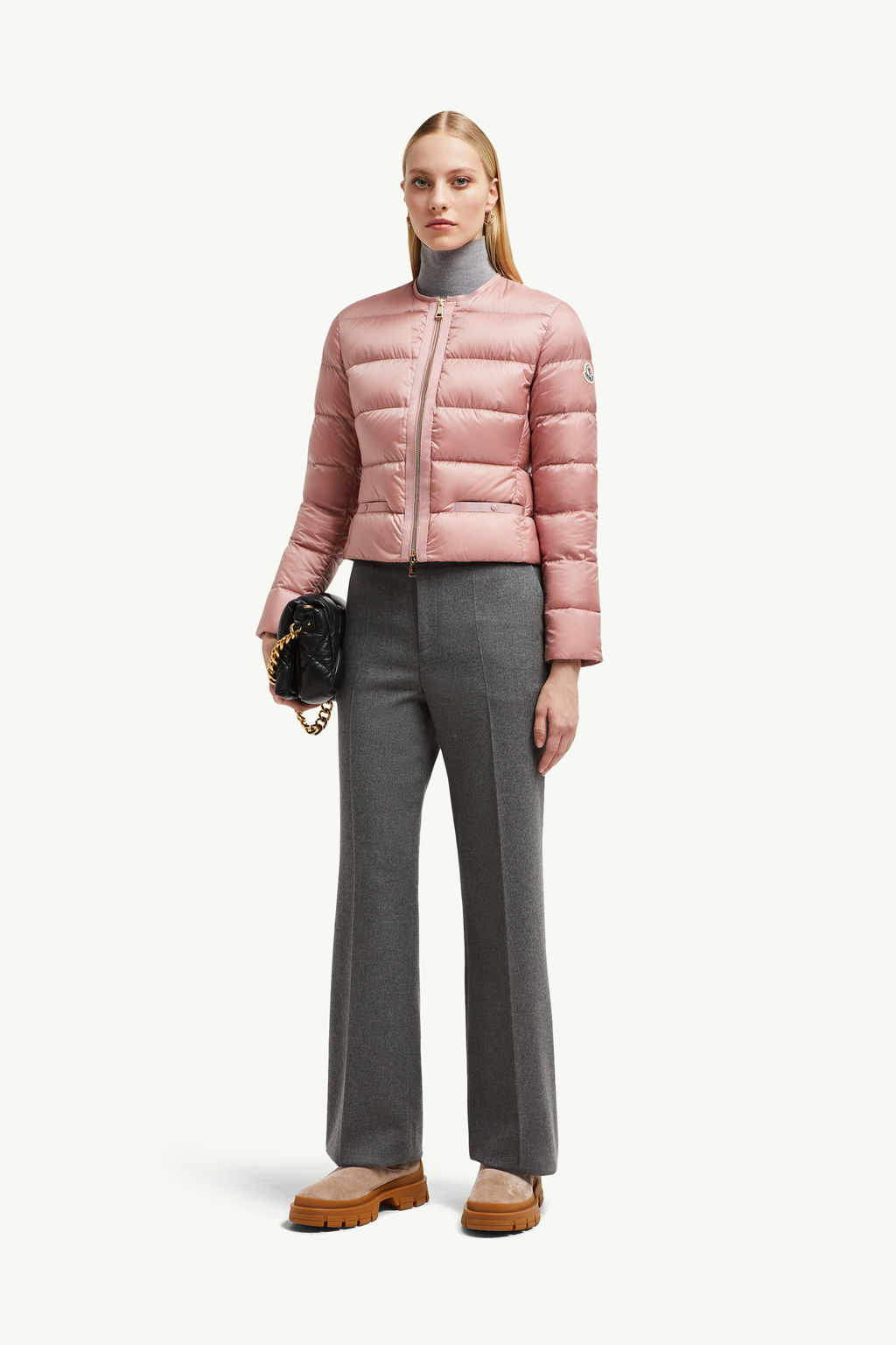 moncler doudoune rose paillette