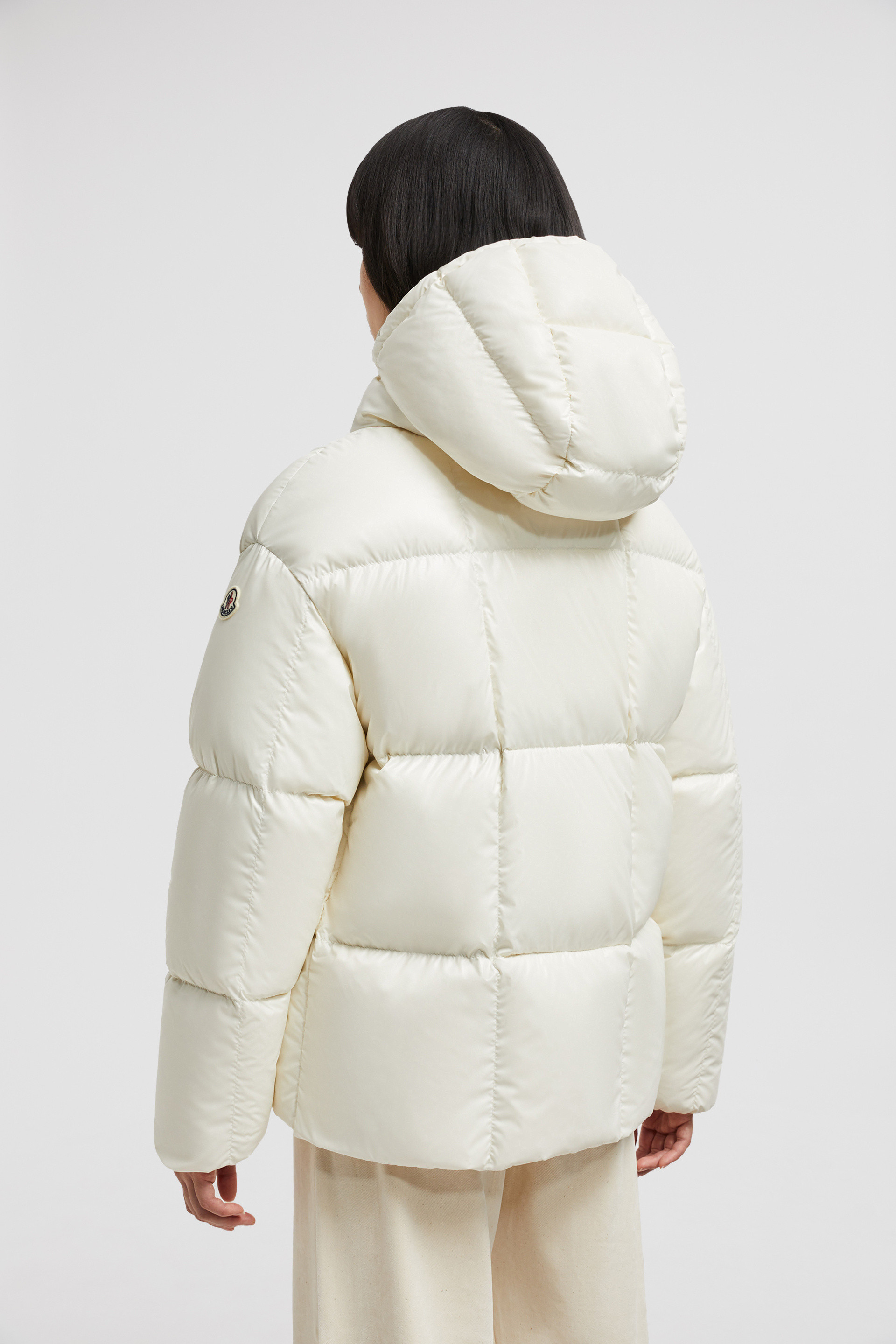 Moncler off white puffer hotsell