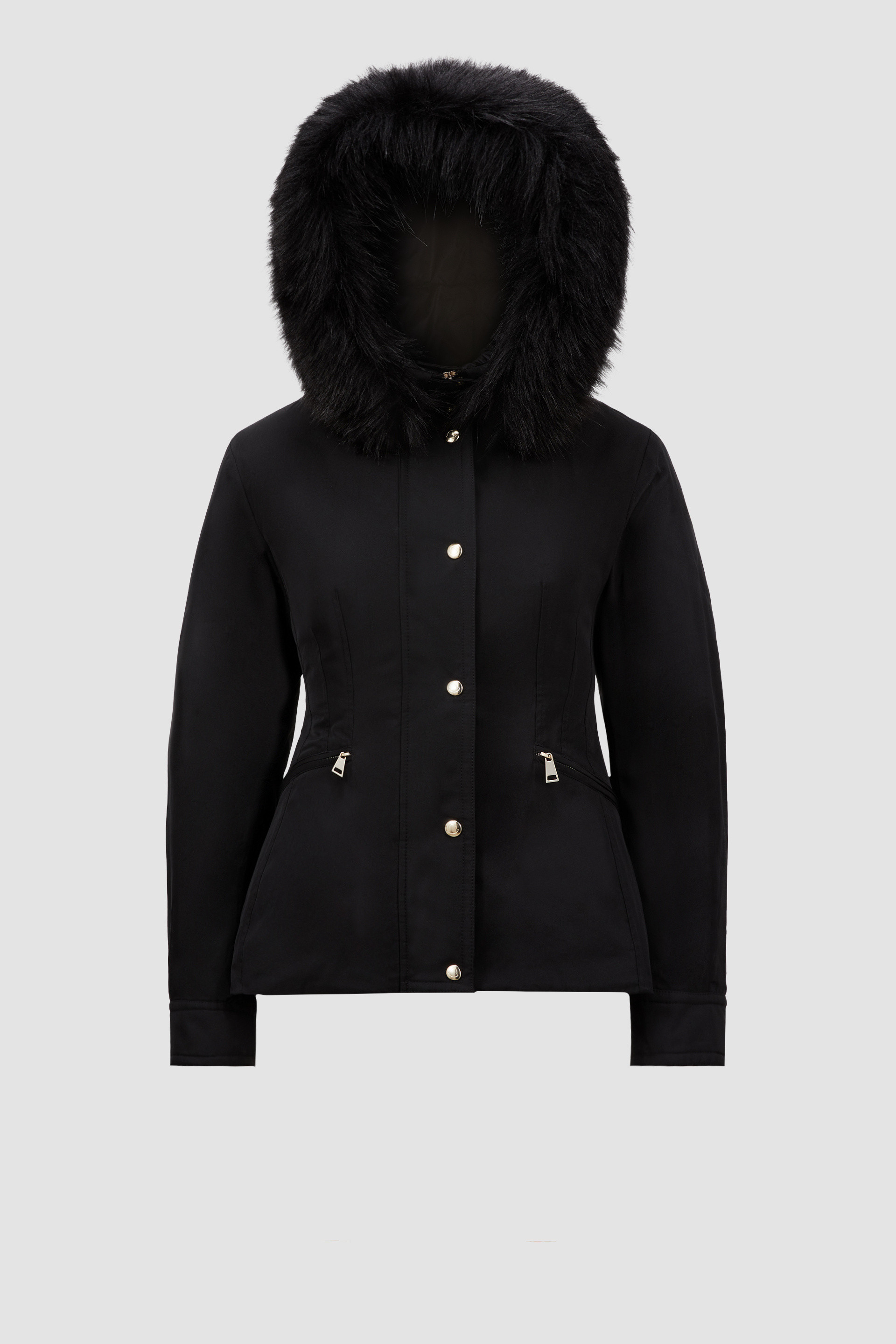 Moncler coat black face online