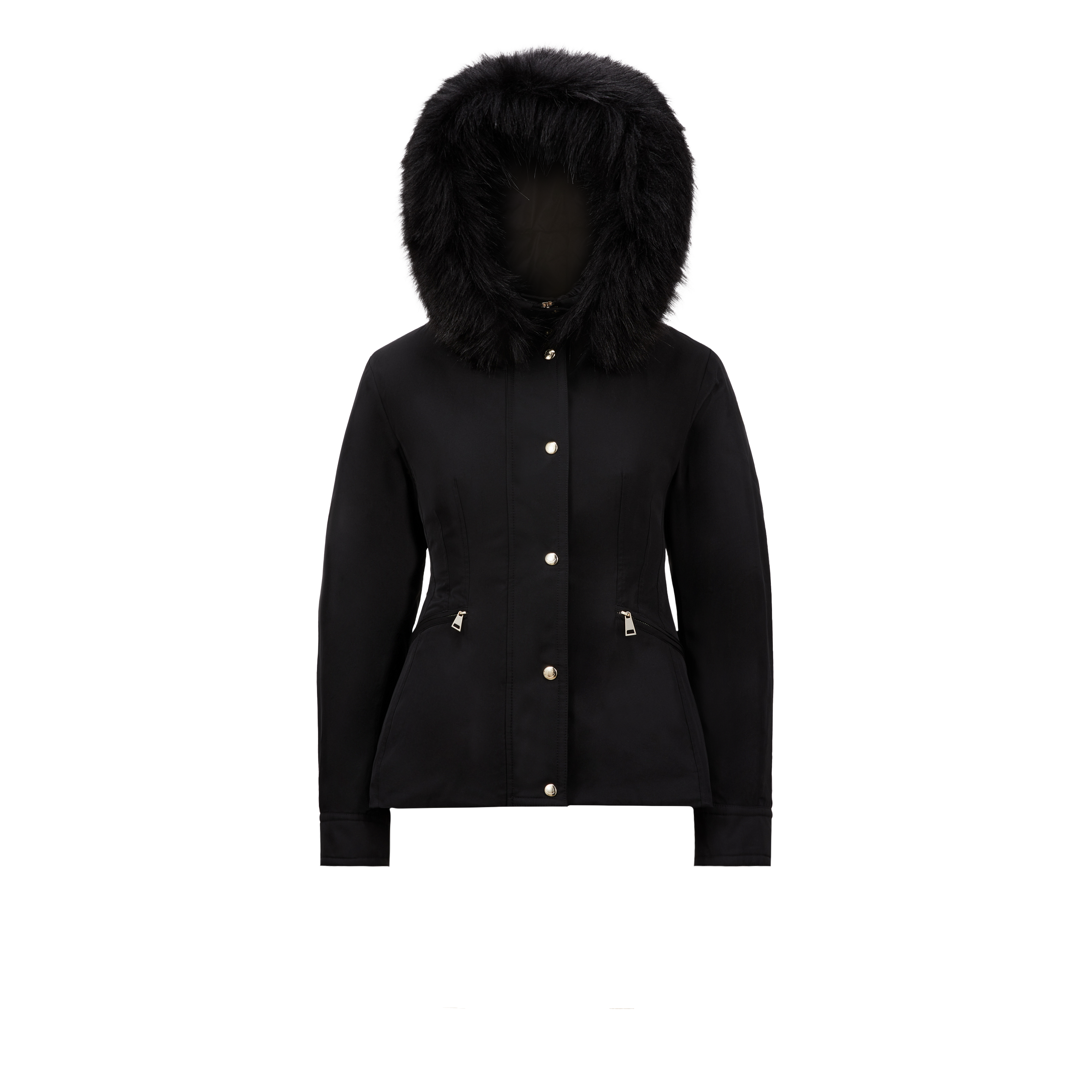 Shop Moncler Collection Parka Bron In Black