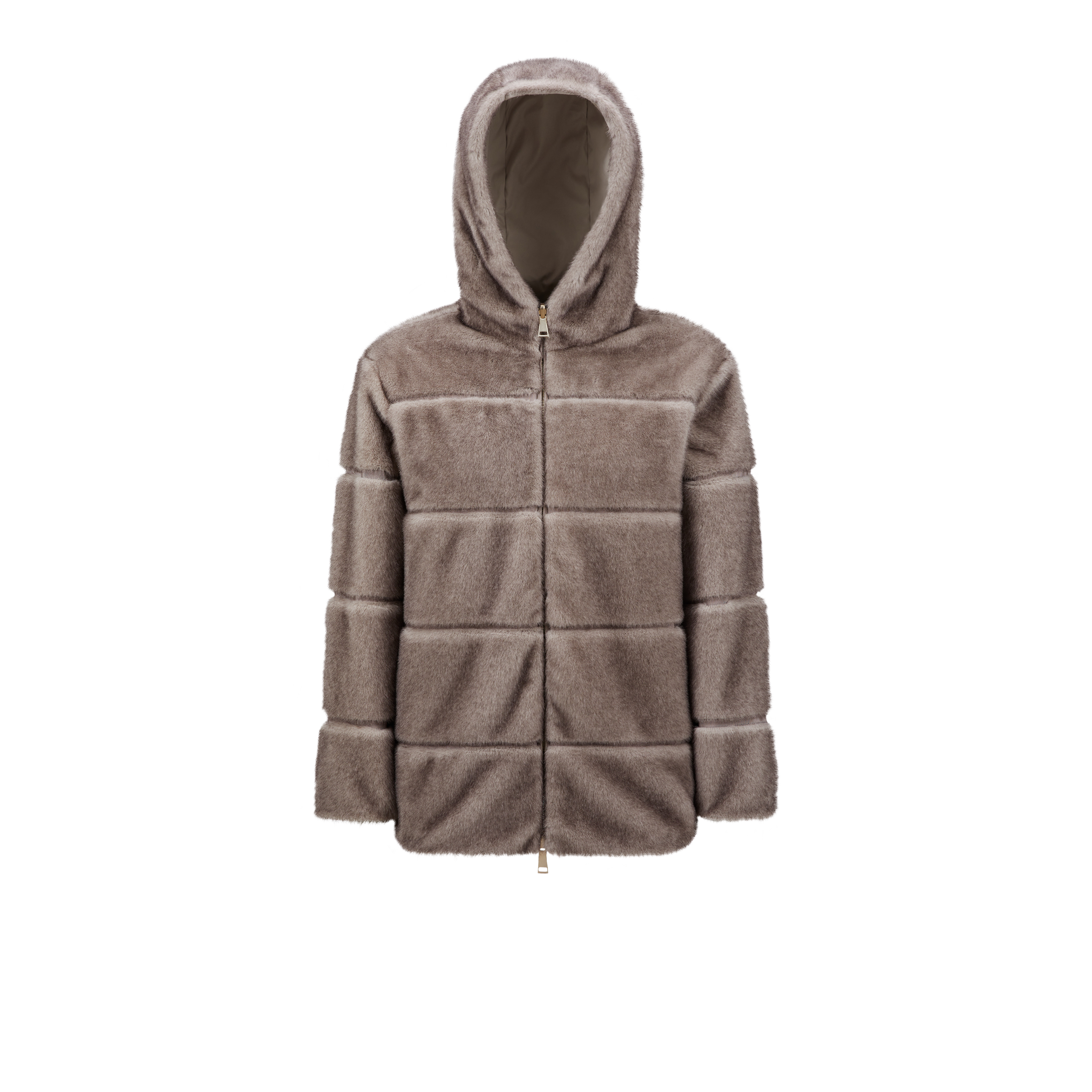 Shop Moncler Collection Veste Matelassée Réversible Brissac In Beige