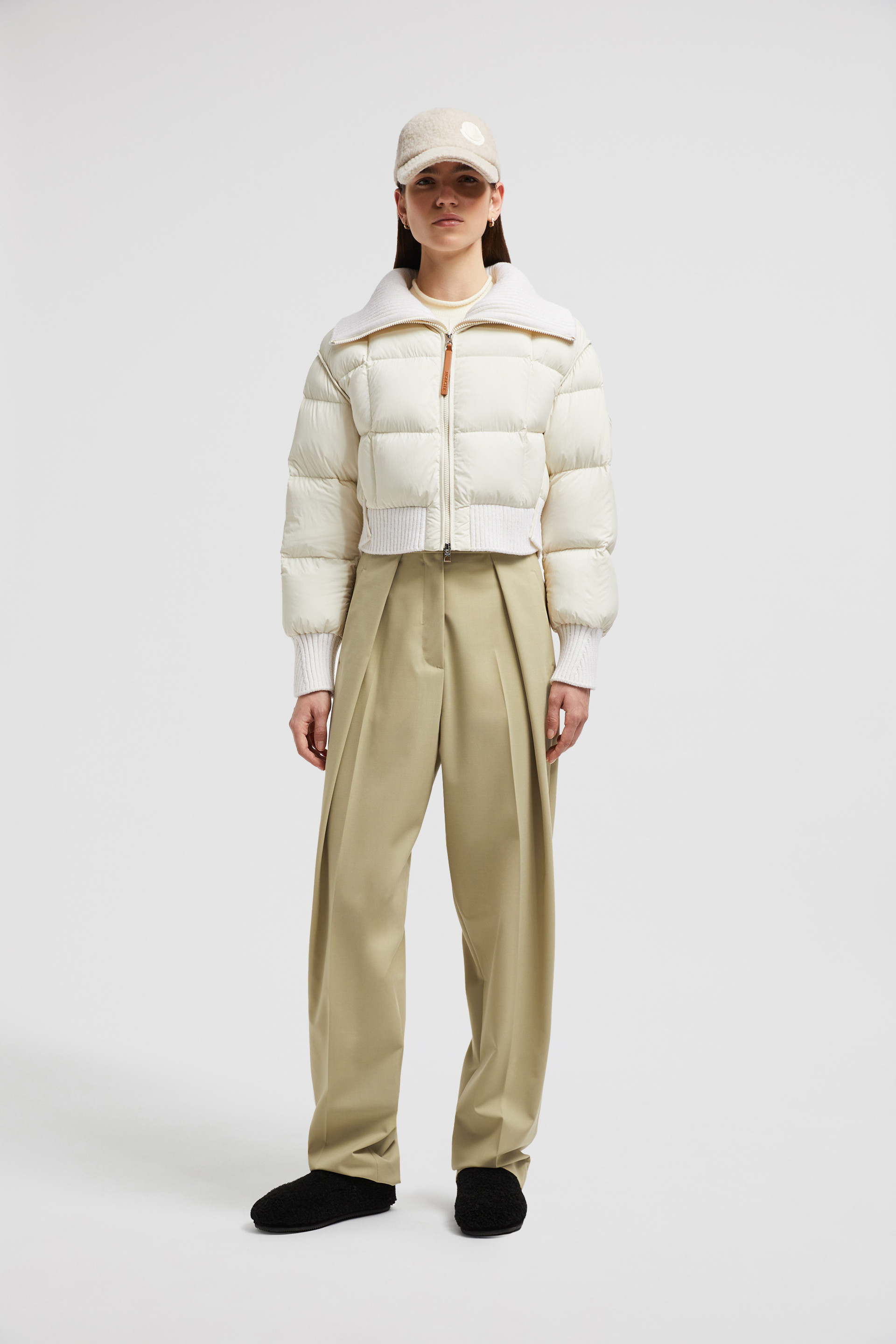 White Jadeite Short Down Jacket - Short Down Jackets for White Jadeite Short Down Jacket - Short Down Jackets for