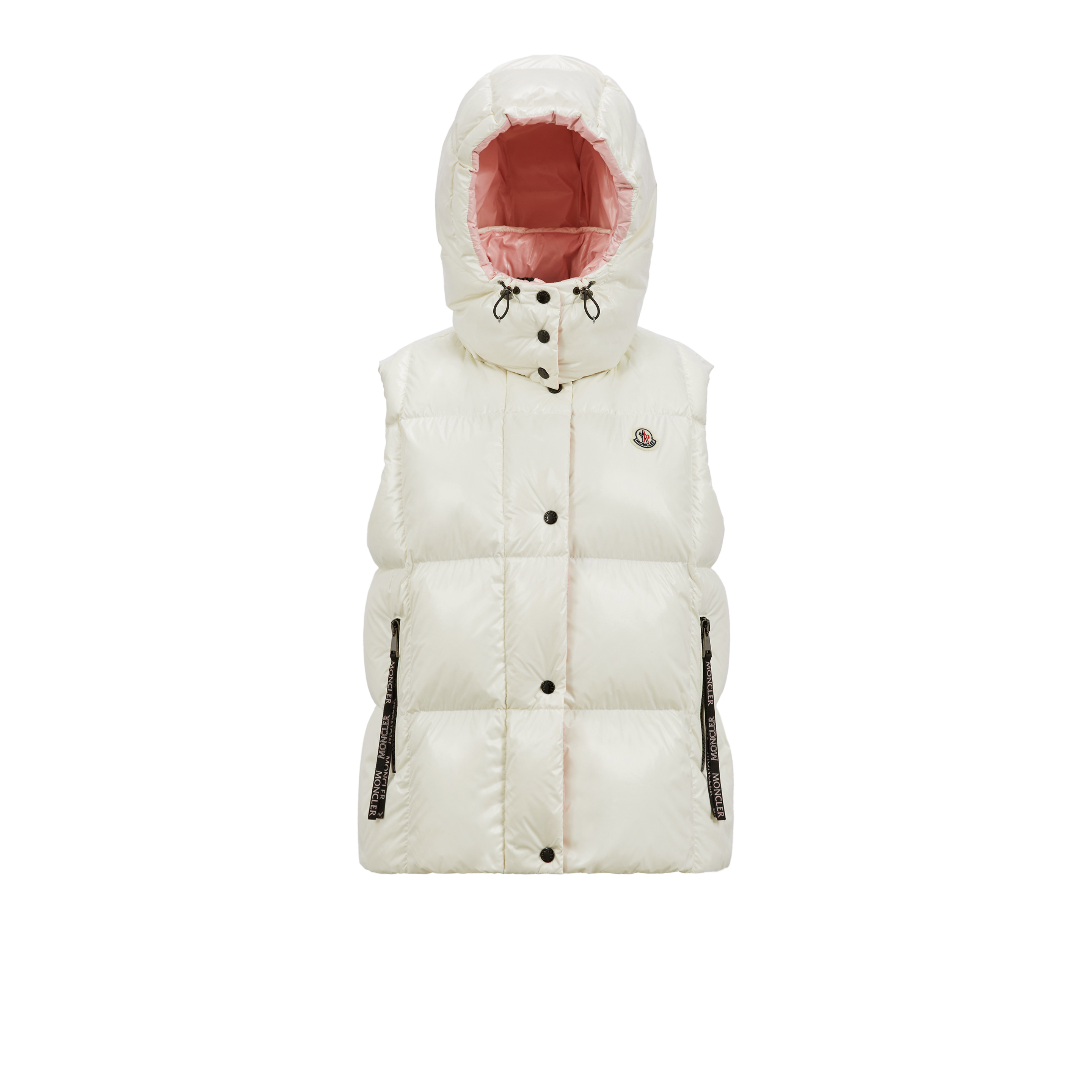 Shop Moncler Collection Doudoune Sans Manches Luzule In White