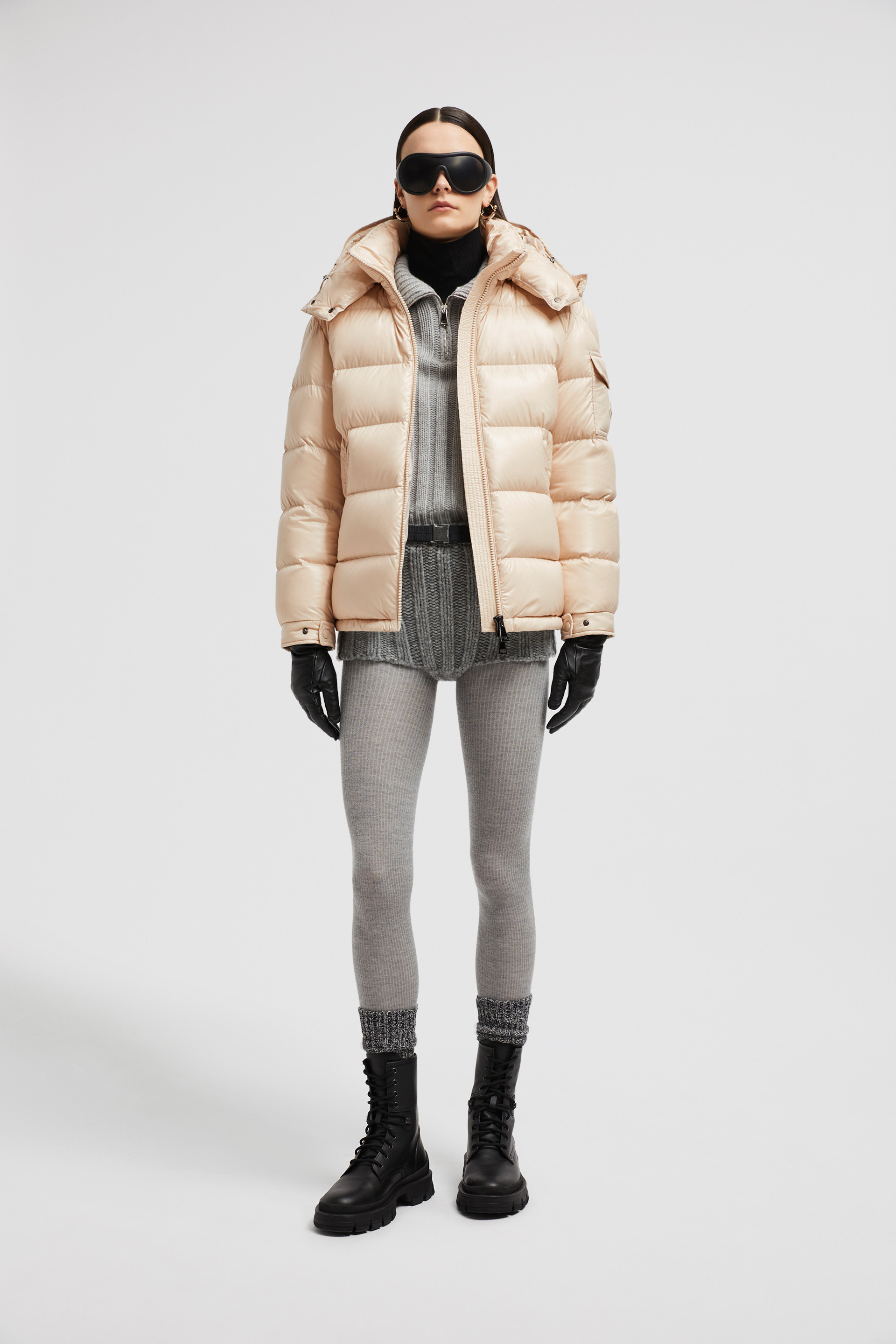 Moncler jacke beige on sale