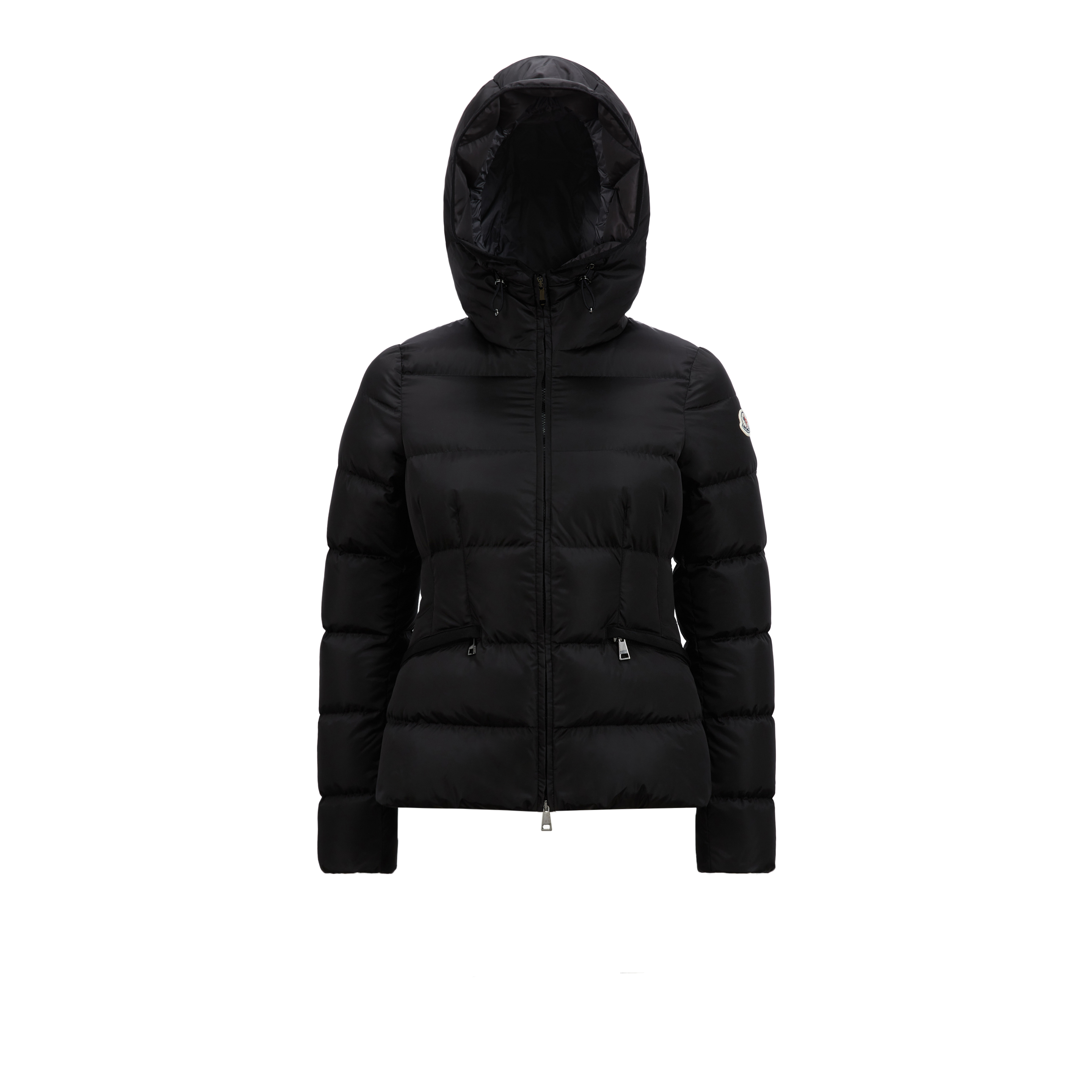 Shop Moncler Collection Avoce Short Down Jacket, Women, Black, Size: 5