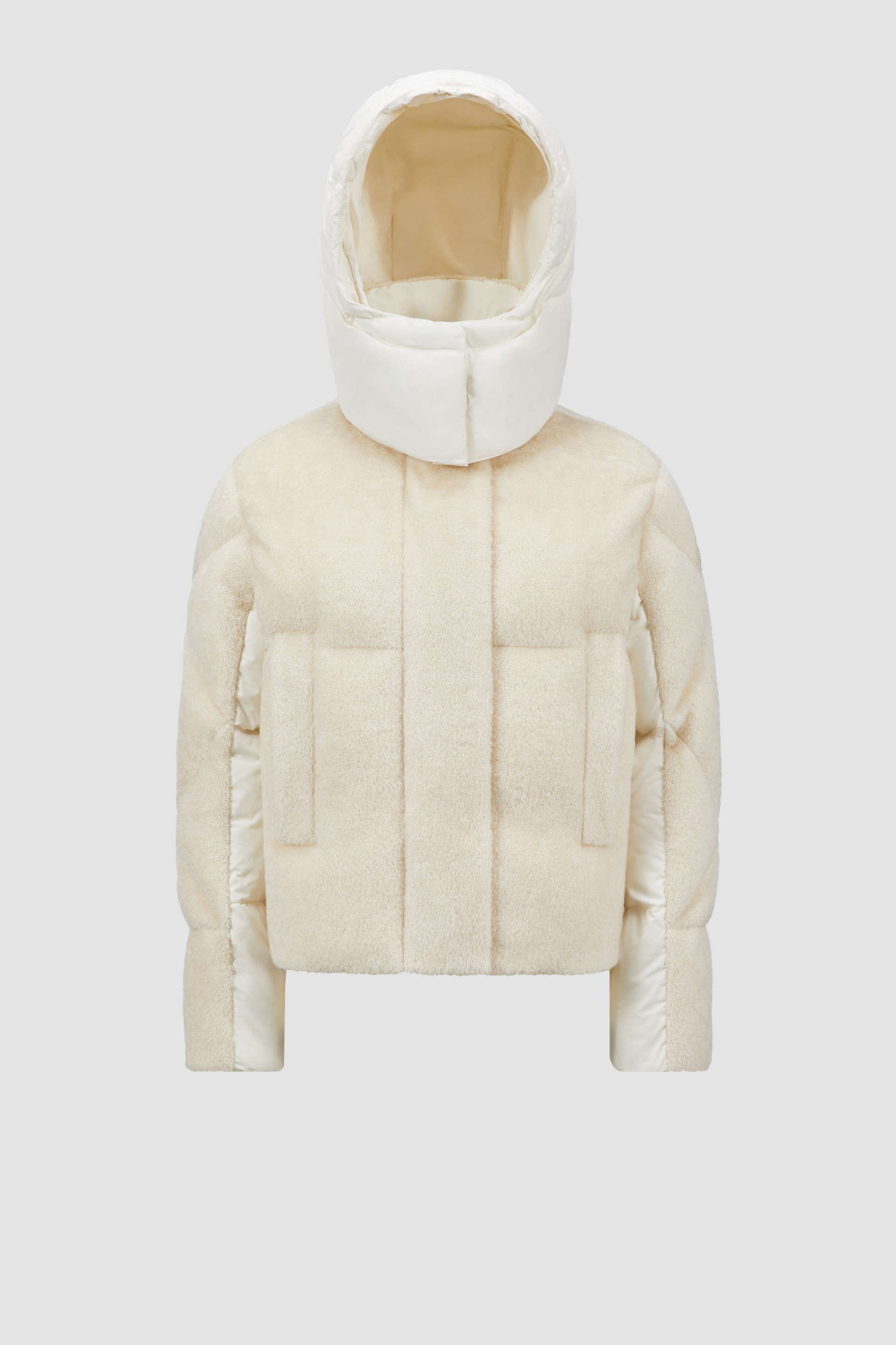 Brysur Hooded Teddy Short Down Jacket Size : 00