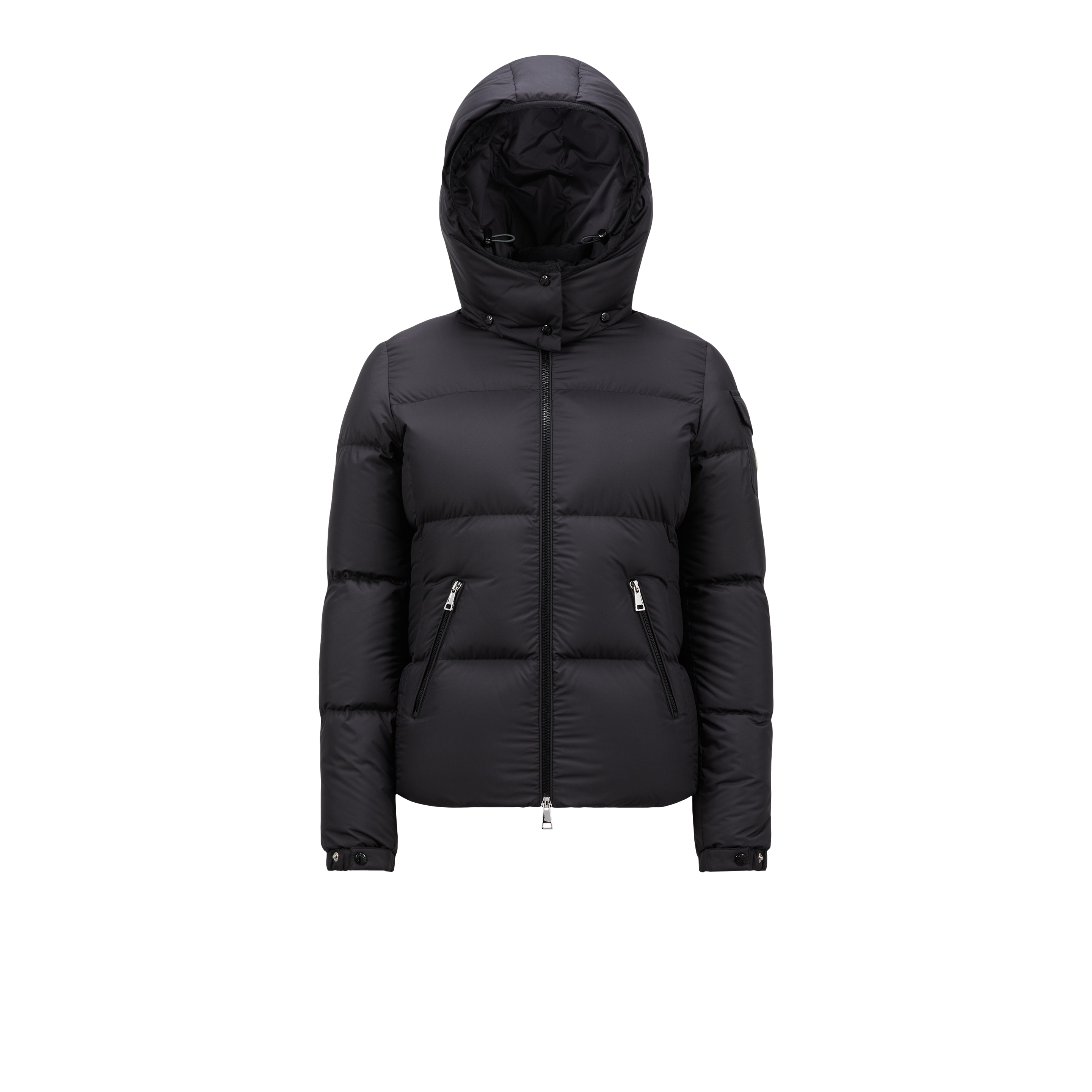 Shop Moncler Collection Fourmines Short Down Jacket Black