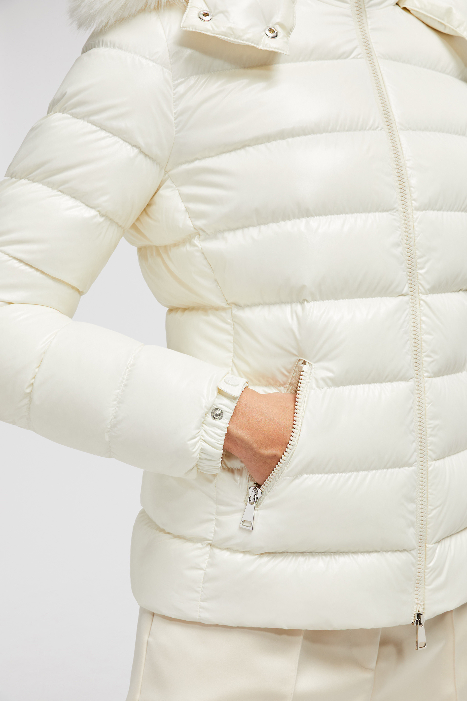 White Badyf Short Down Jacket - Short Down Jackets for Women | Moncler US