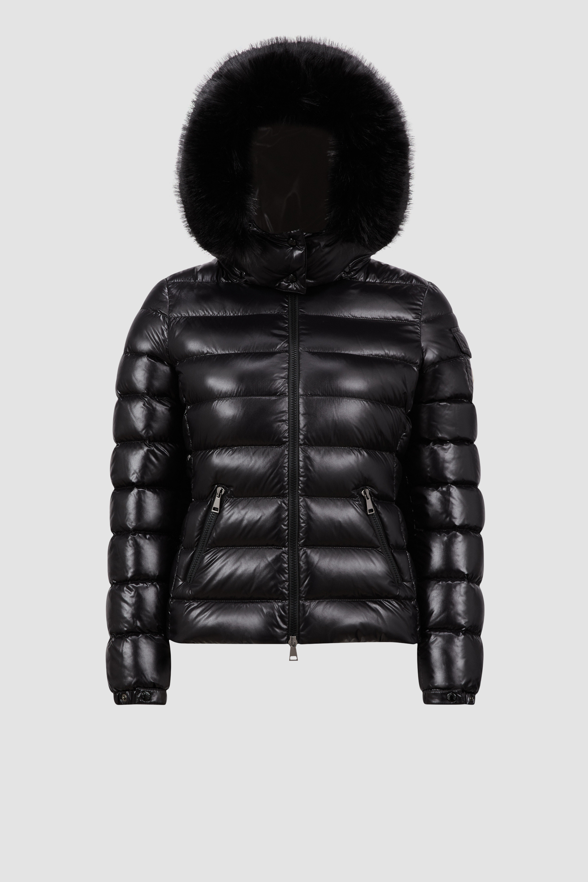 Black Badyf Hooded Short Down Jacket Short Down Jackets for Women Moncler GB