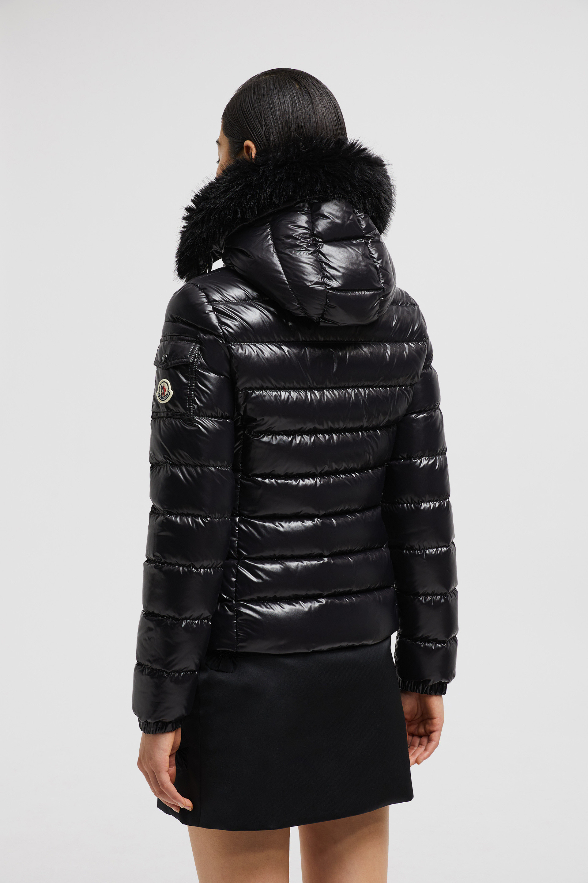 Moncler black down on sale