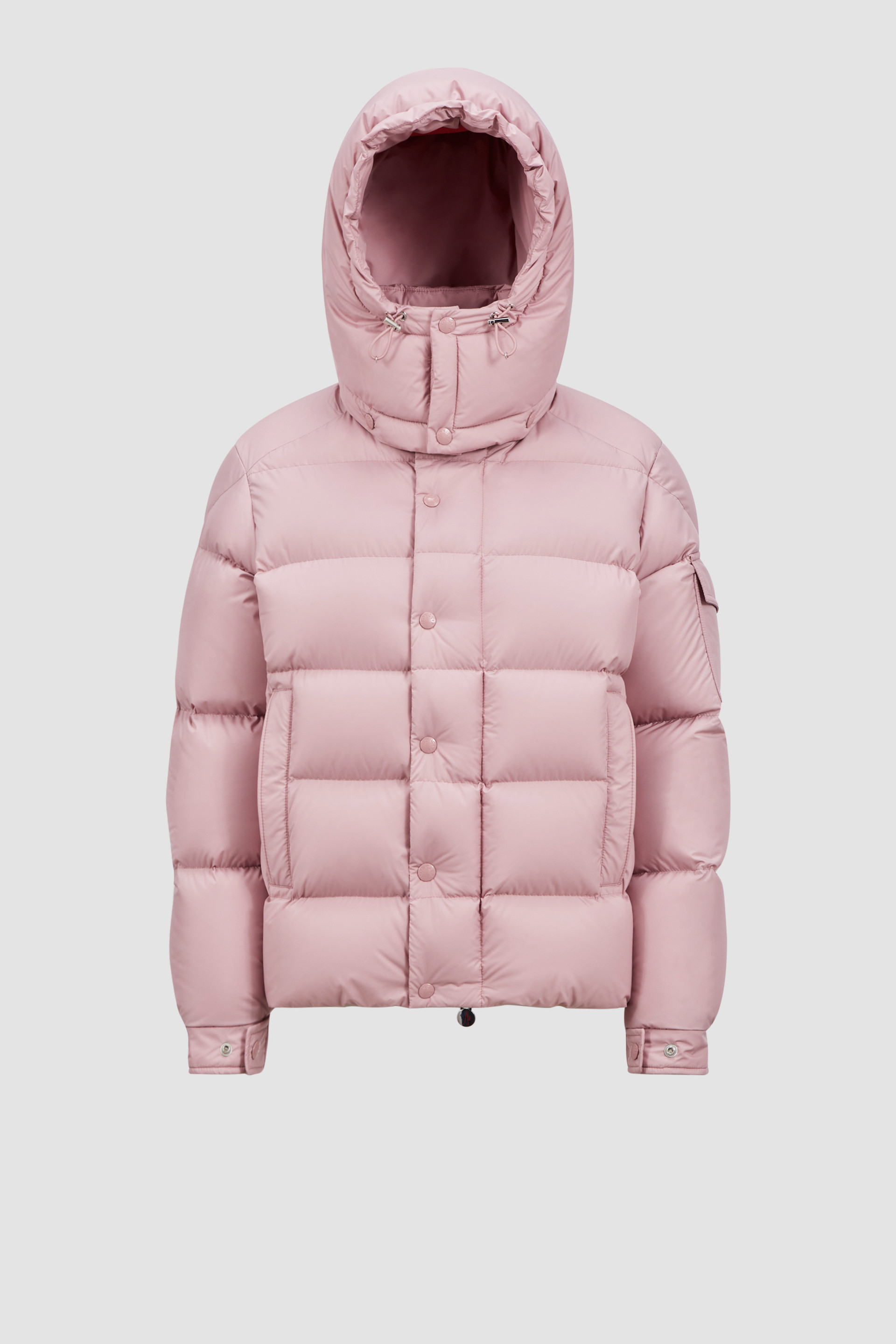 Light Pink Moncler Maya 70 Hooded Short Down Jacket Short Down Jackets for Women Moncler GB