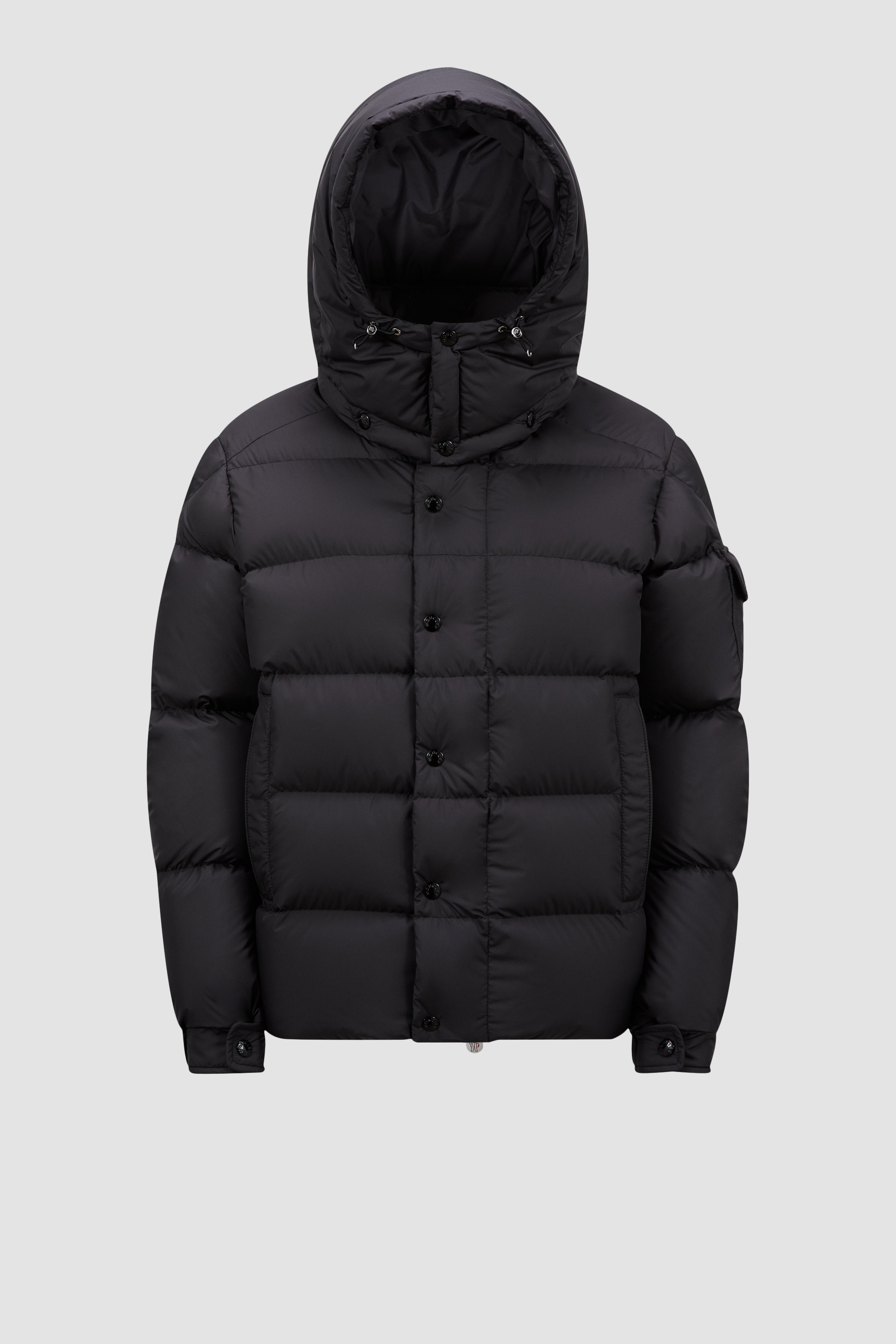 ブラック Moncler Maya 70ダウンジャケット : ショートダウンジャケット 向けの レディース | モンクレール