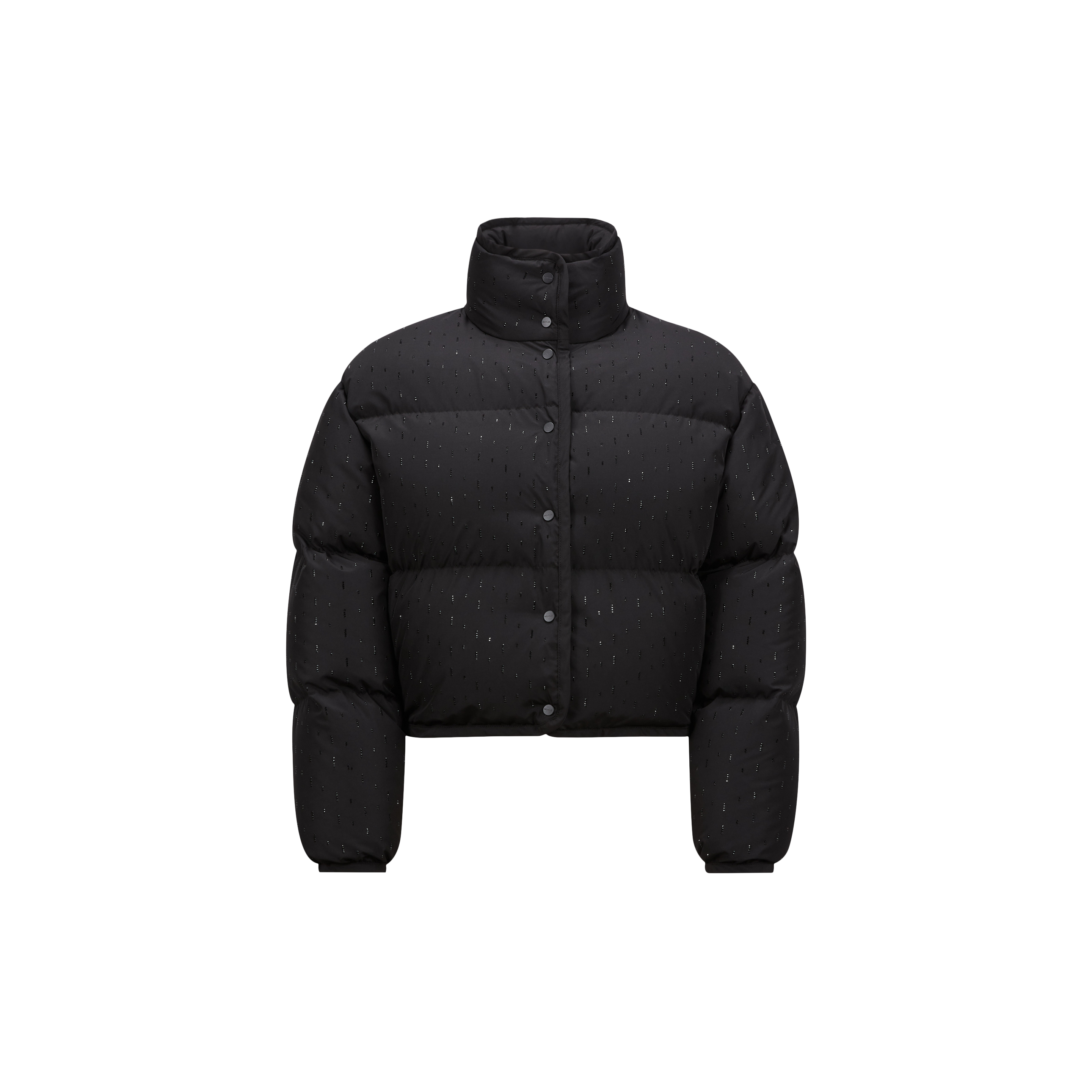 Shop Moncler Collection Doudoune Courte Citrine In Black