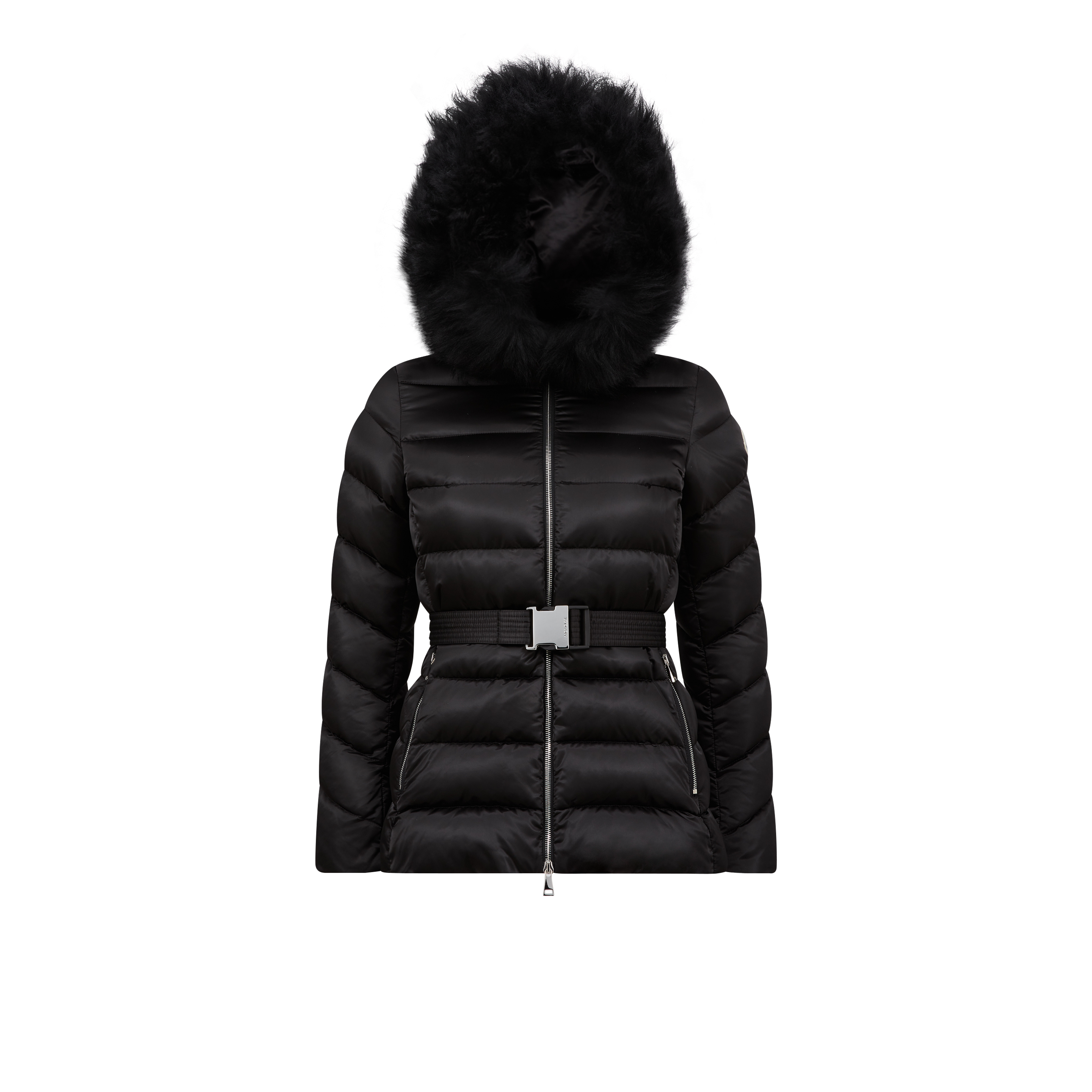 Shop Moncler Collection Cupidone Short Down Jacket, Women, Black, Size: 4