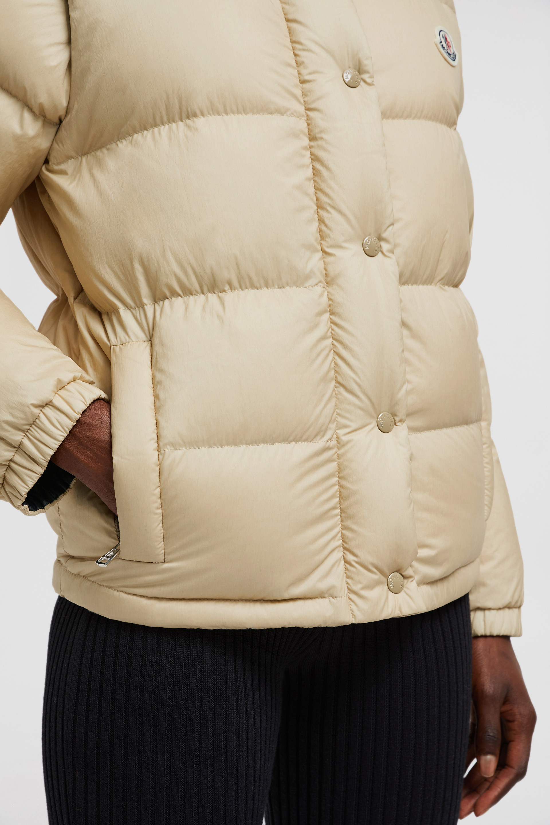 Moncler Chevril top Kurze Daunenjacke Hahntritmuster