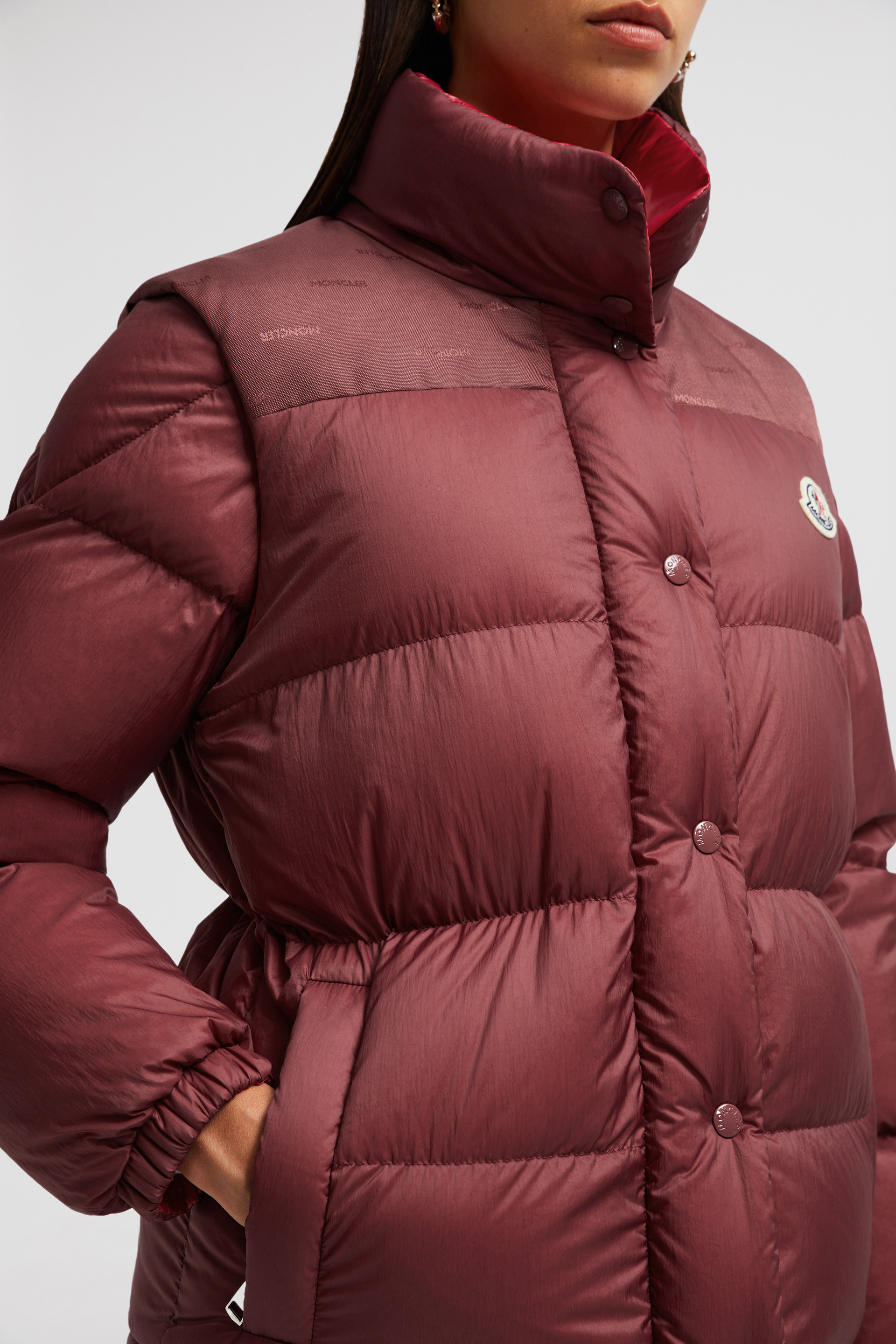 Moncler maroon jacket online