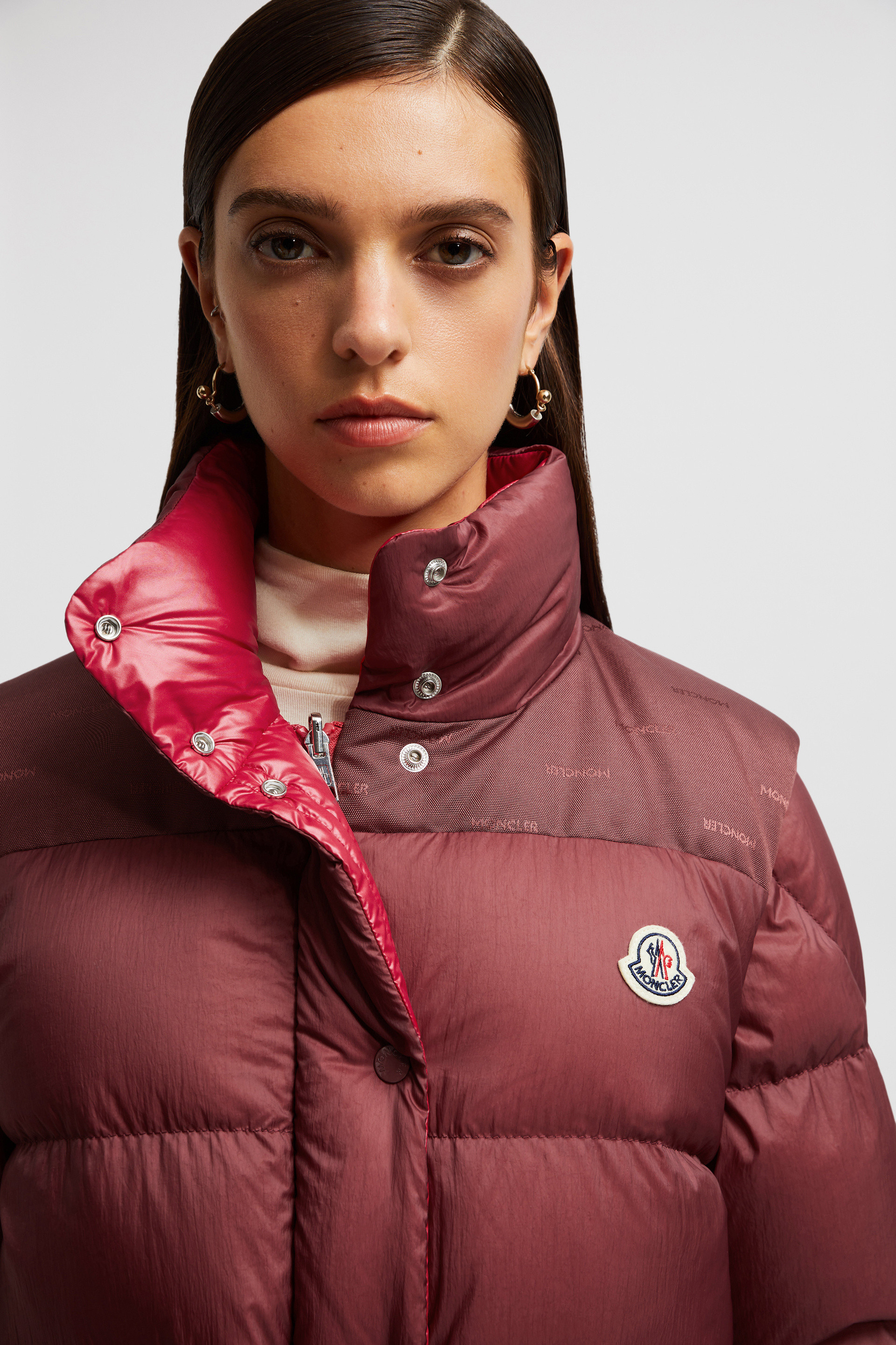 Maroon moncler hotsell
