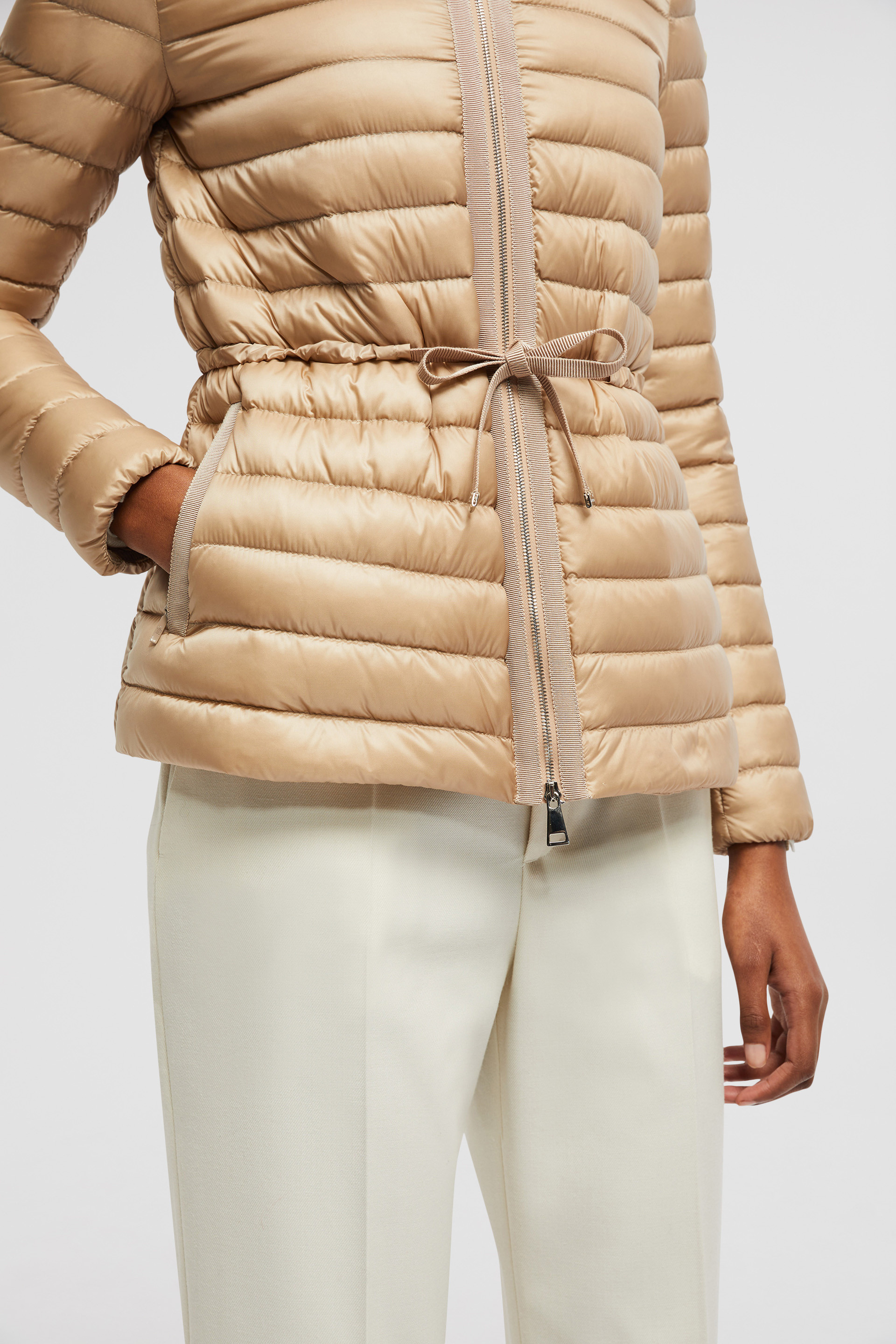 Beige moncler best sale