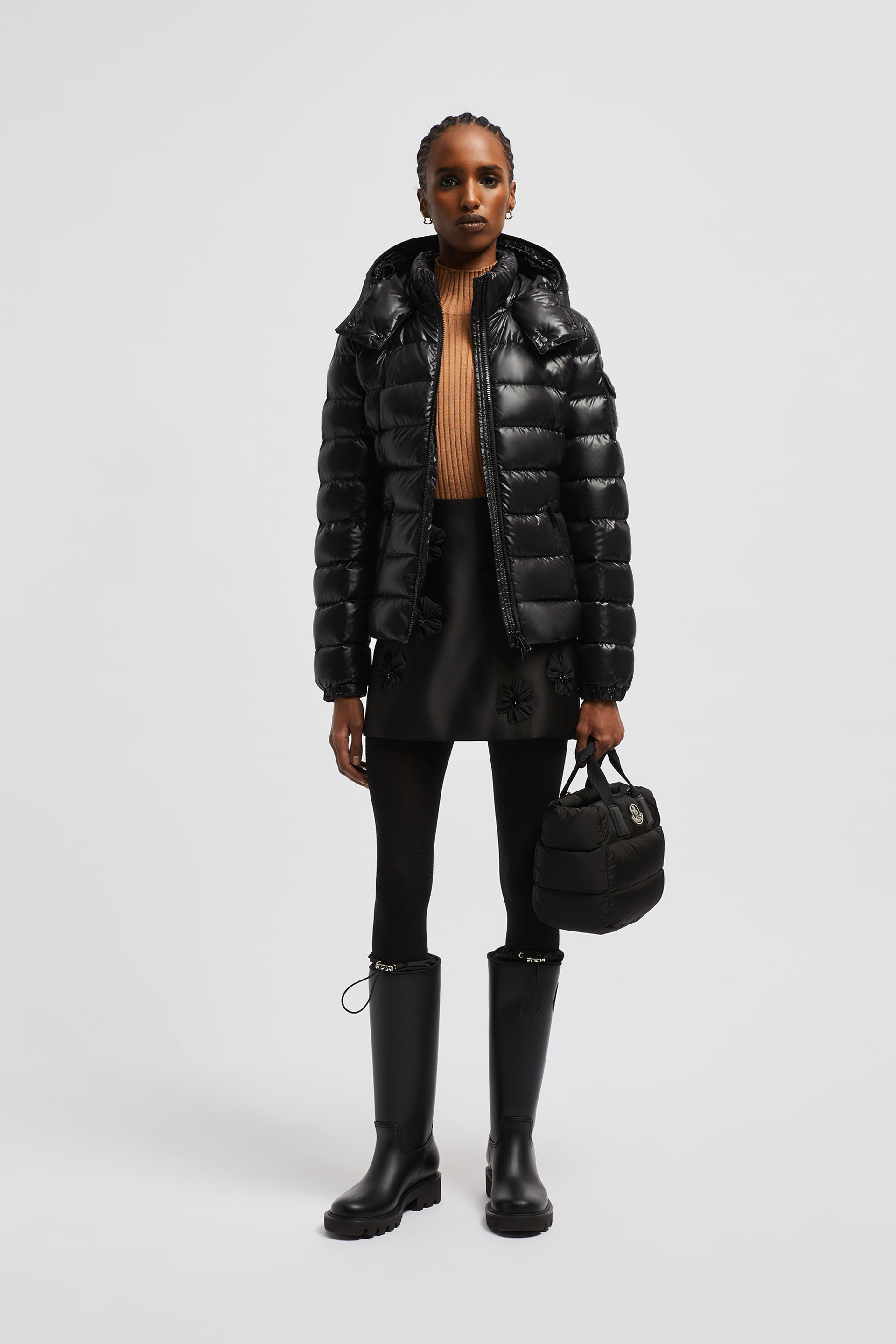 Doudoune courte Bady Noir Doudounes courtes Femme Moncler LU