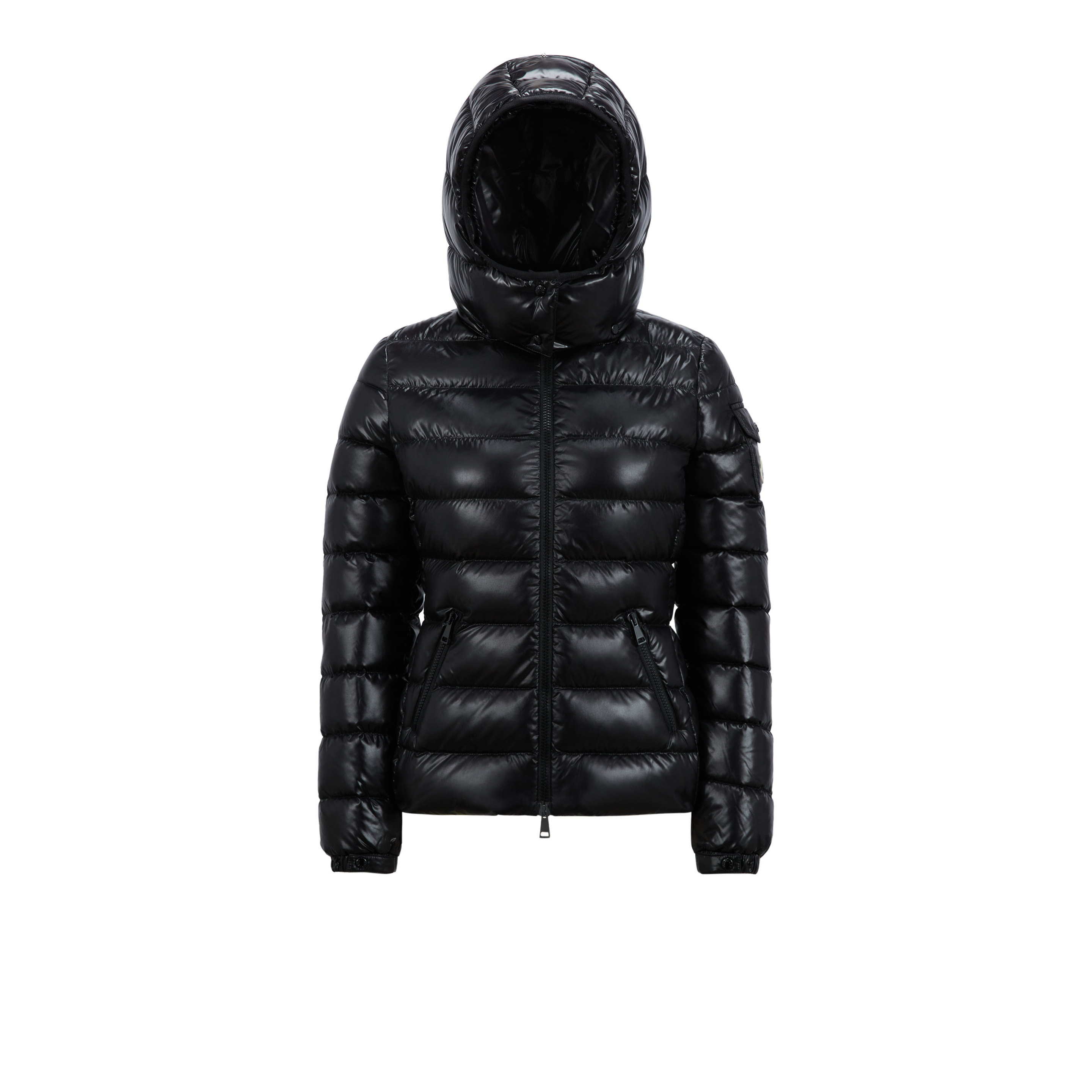 Shop Moncler Collection Bady Short Down Jacket, Women, Black, Size: 5