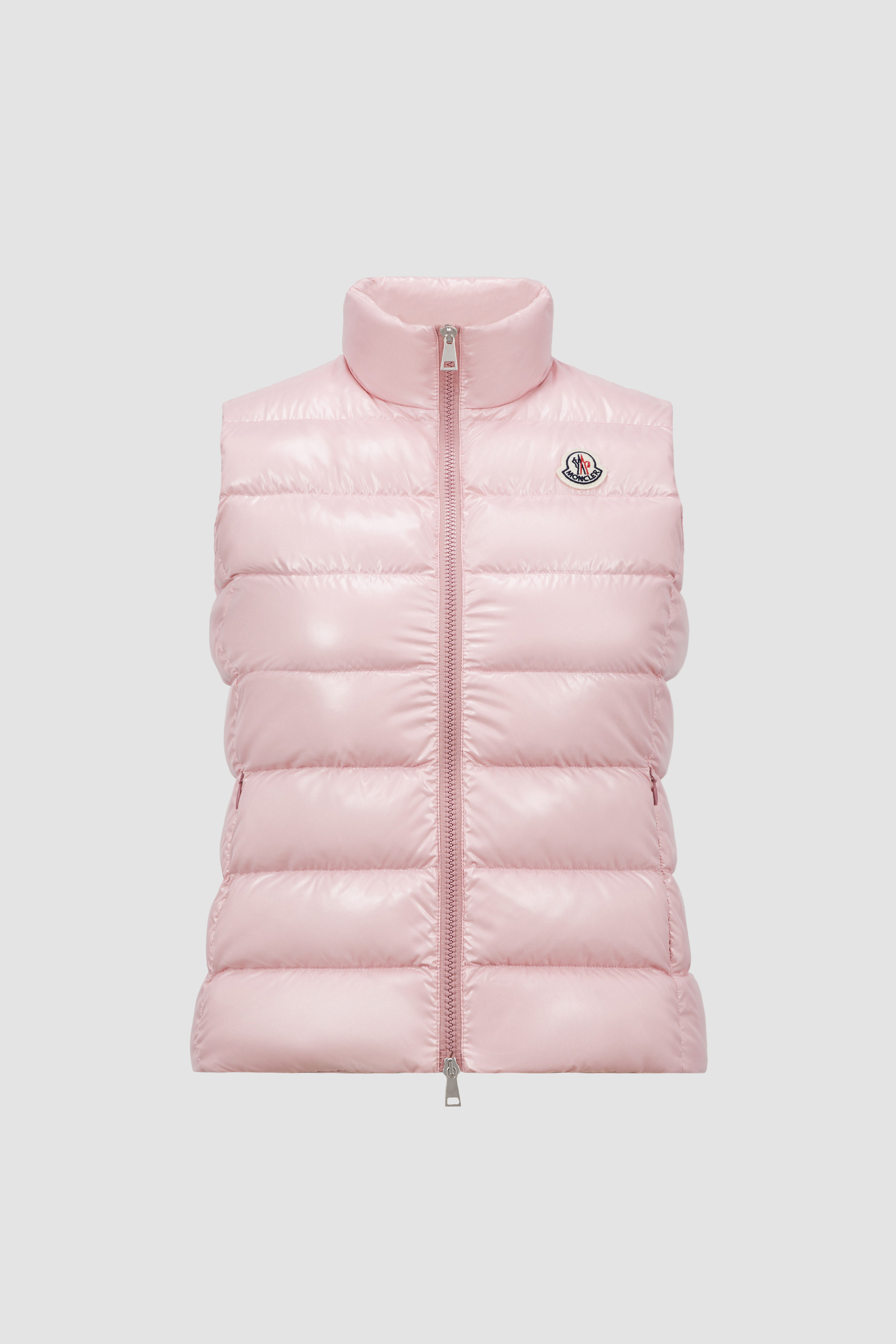 Shop Moncler Collection Doudoune Sans Manches Ghany In Rose