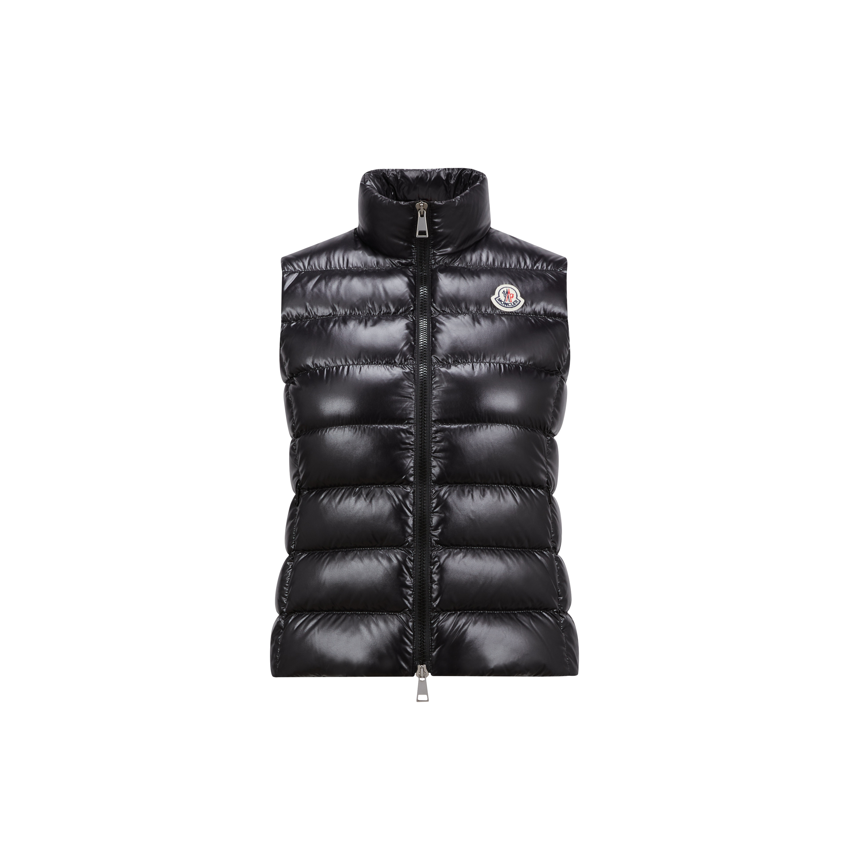 Shop Moncler Collection Ghany Down Gilet, Women, Black, Size: 2