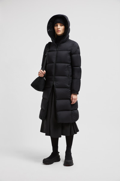 Black Arredoun Long Down Jacket - Long Down Jackets for Women | Moncler US