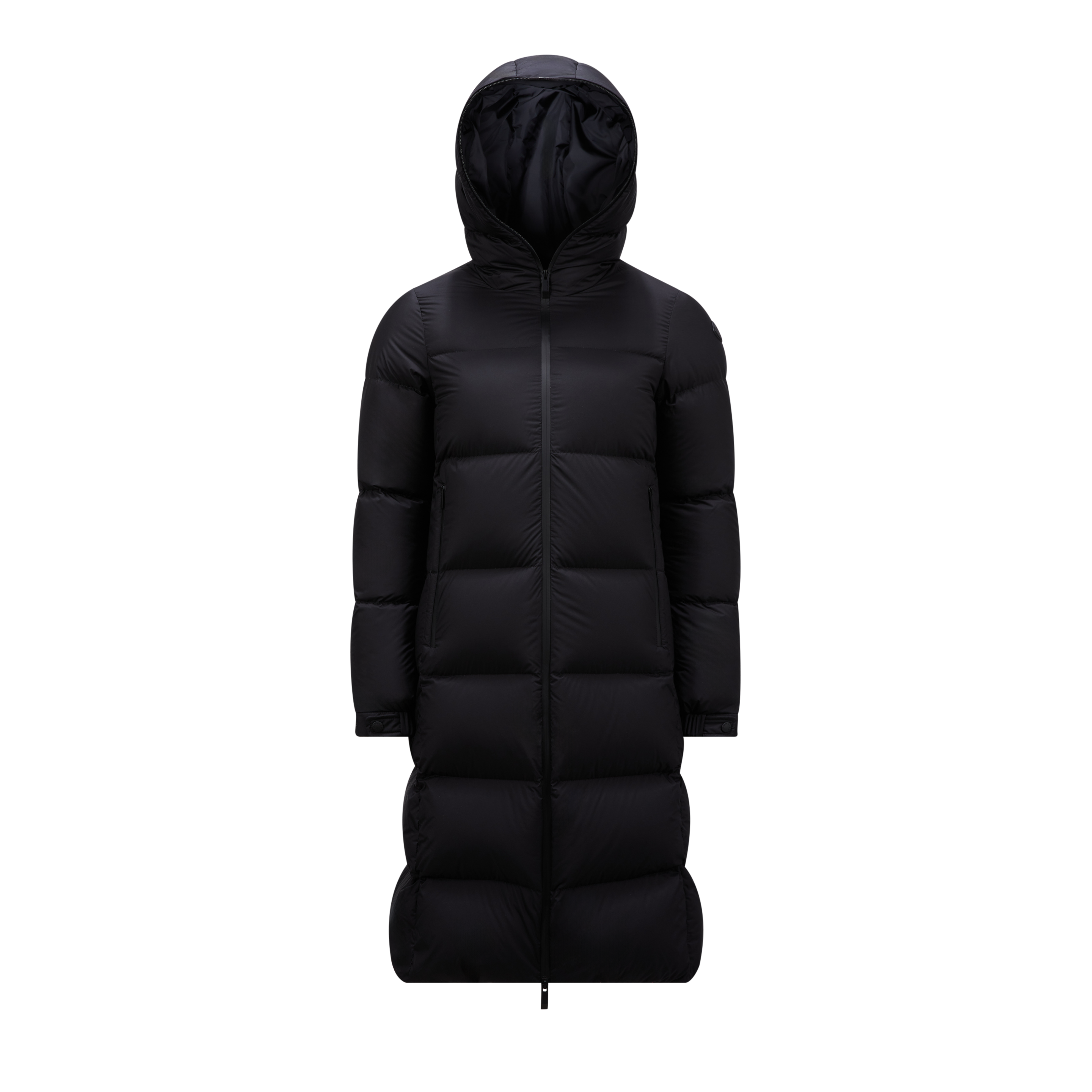 Shop Moncler Collection Doudoune Longue Arredoun In Black