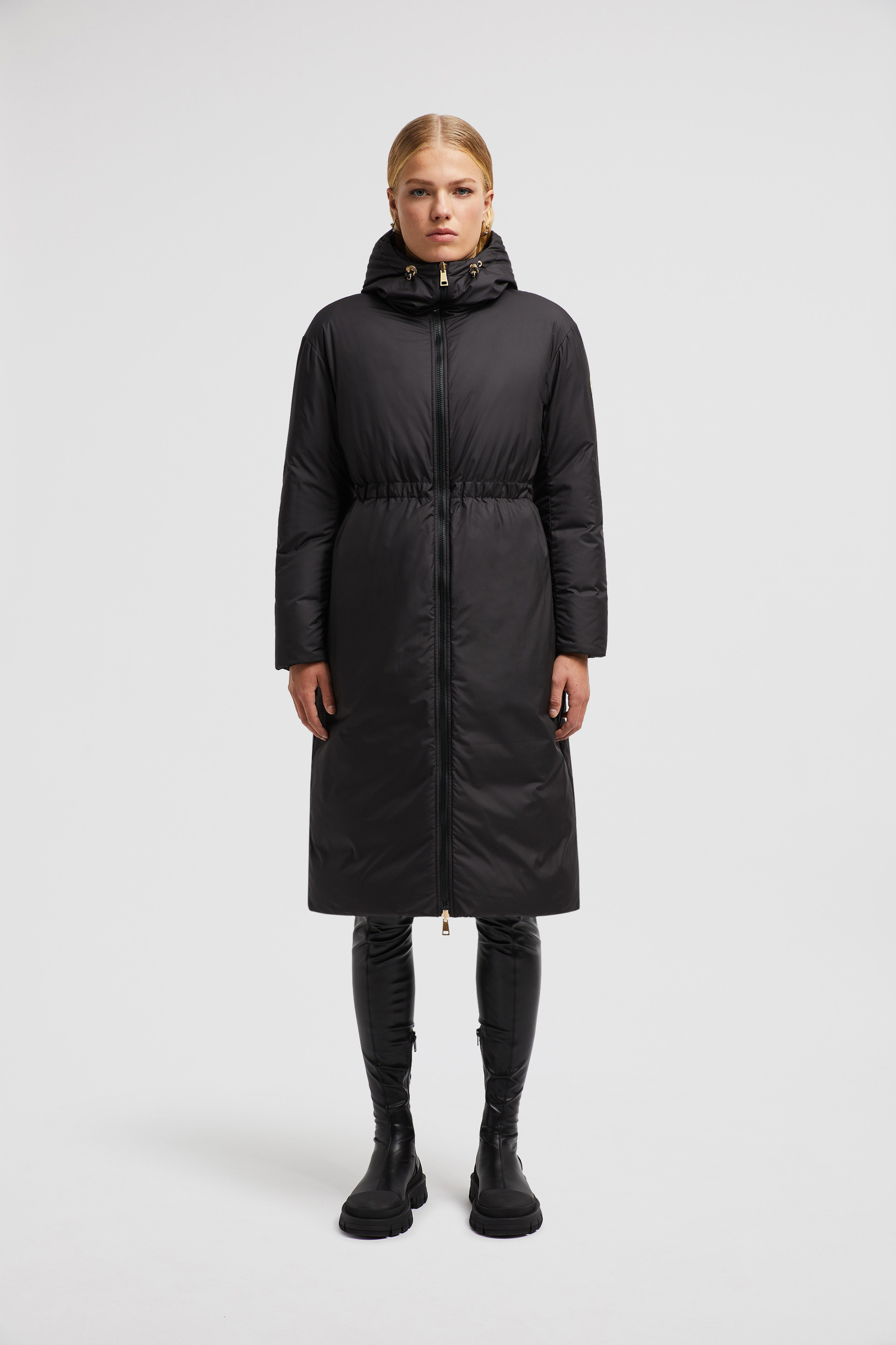 Doudoune longue reversible Boulogne Noir Doudounes longues Femme Moncler LU