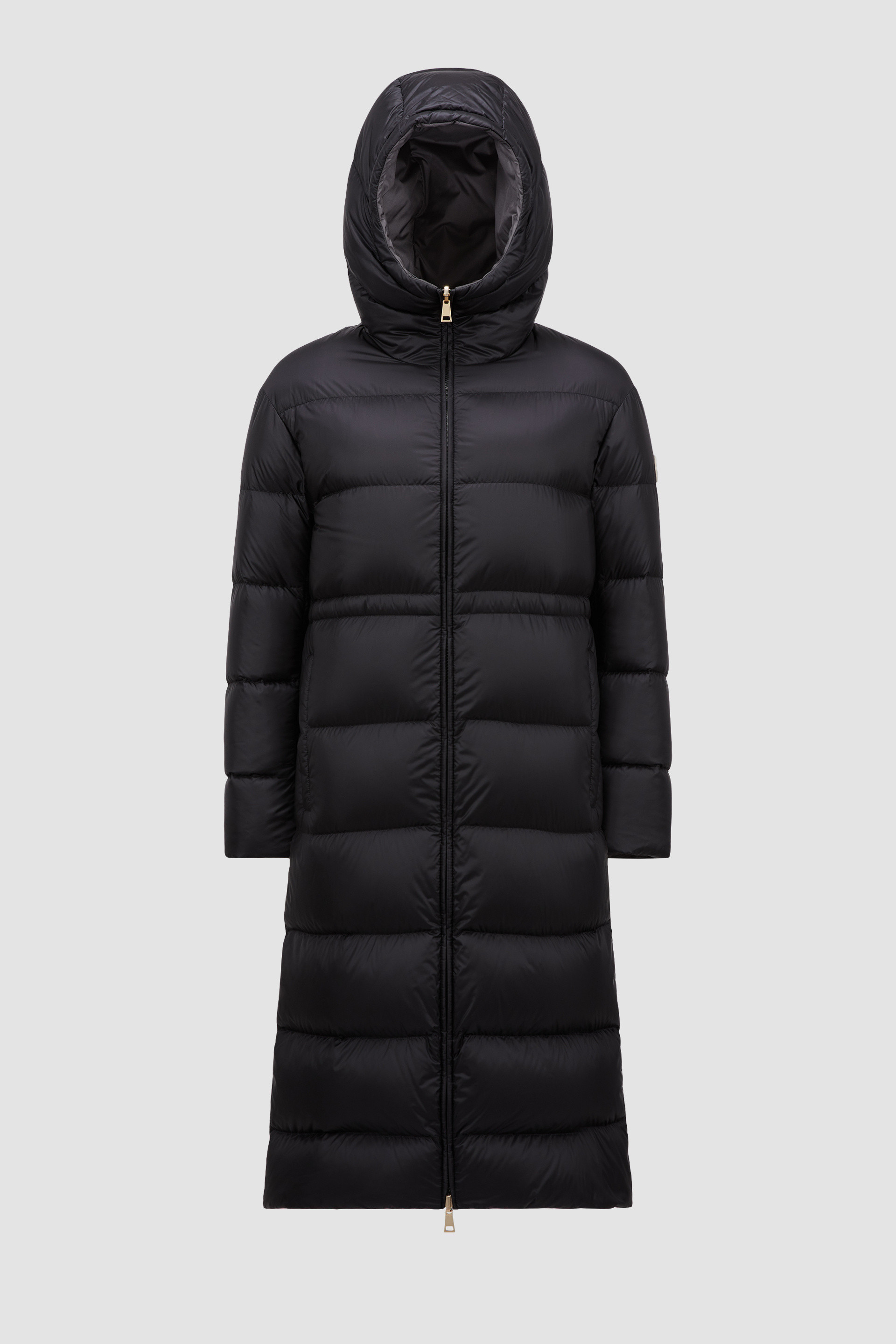 Moncler long padded coat hotsell