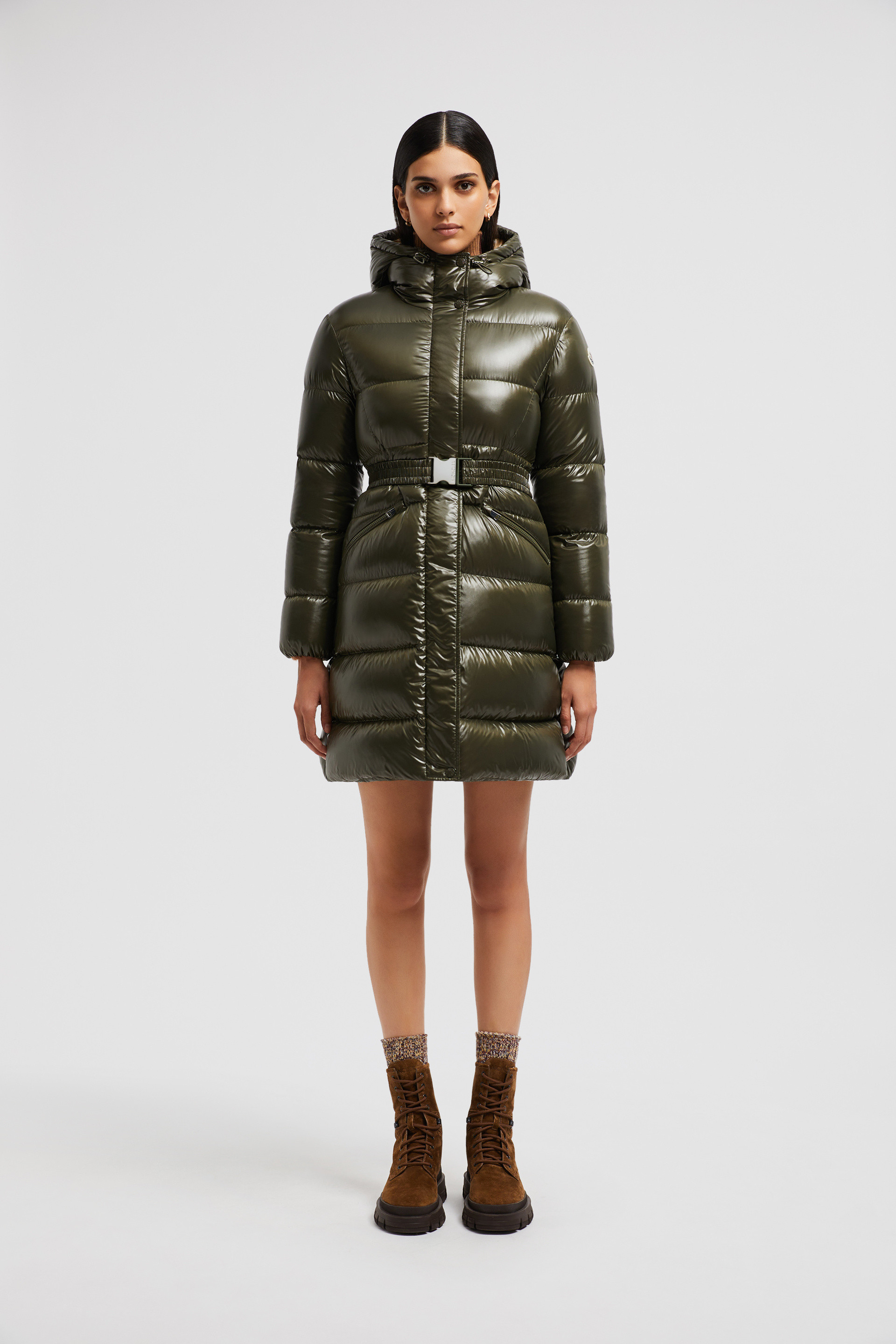 Moncler long jacket women on sale