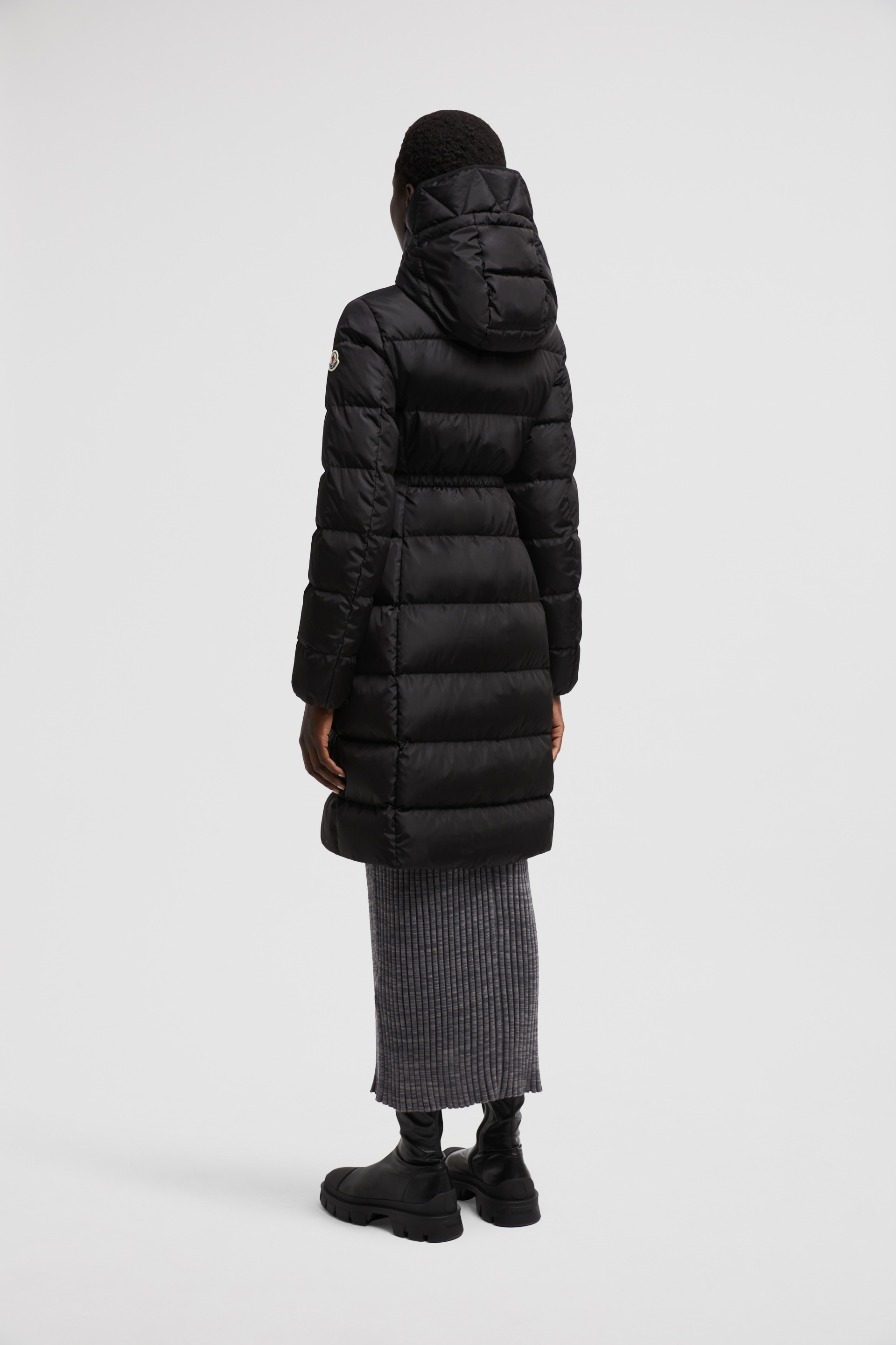 Moncler long down coat online