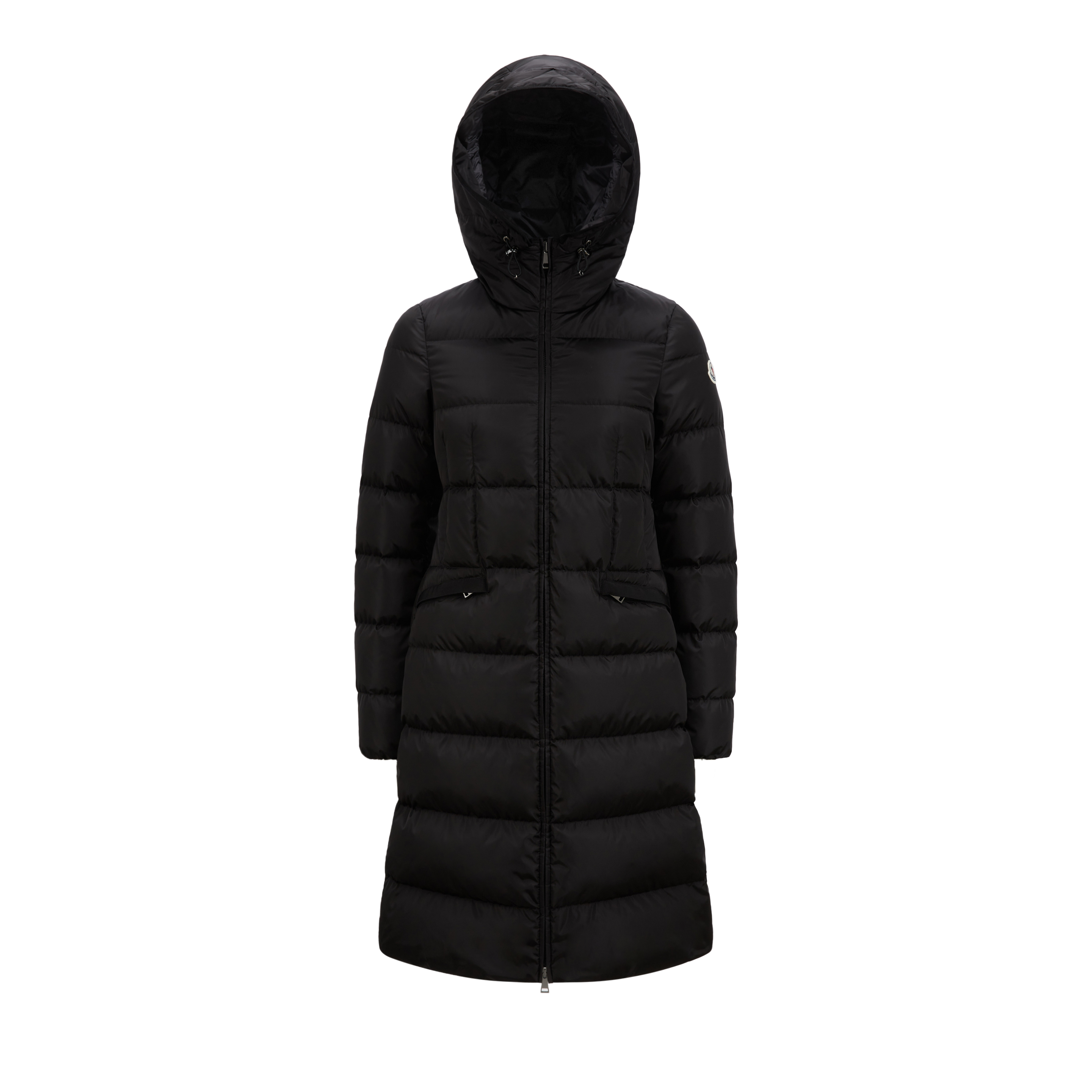 Shop Moncler Collection Doudoune Longue Avocette In Black