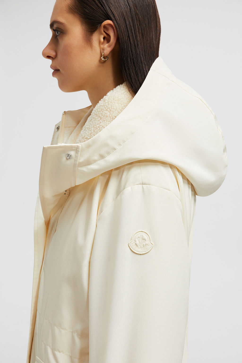 DS Caen White Lightly Padded Jacket