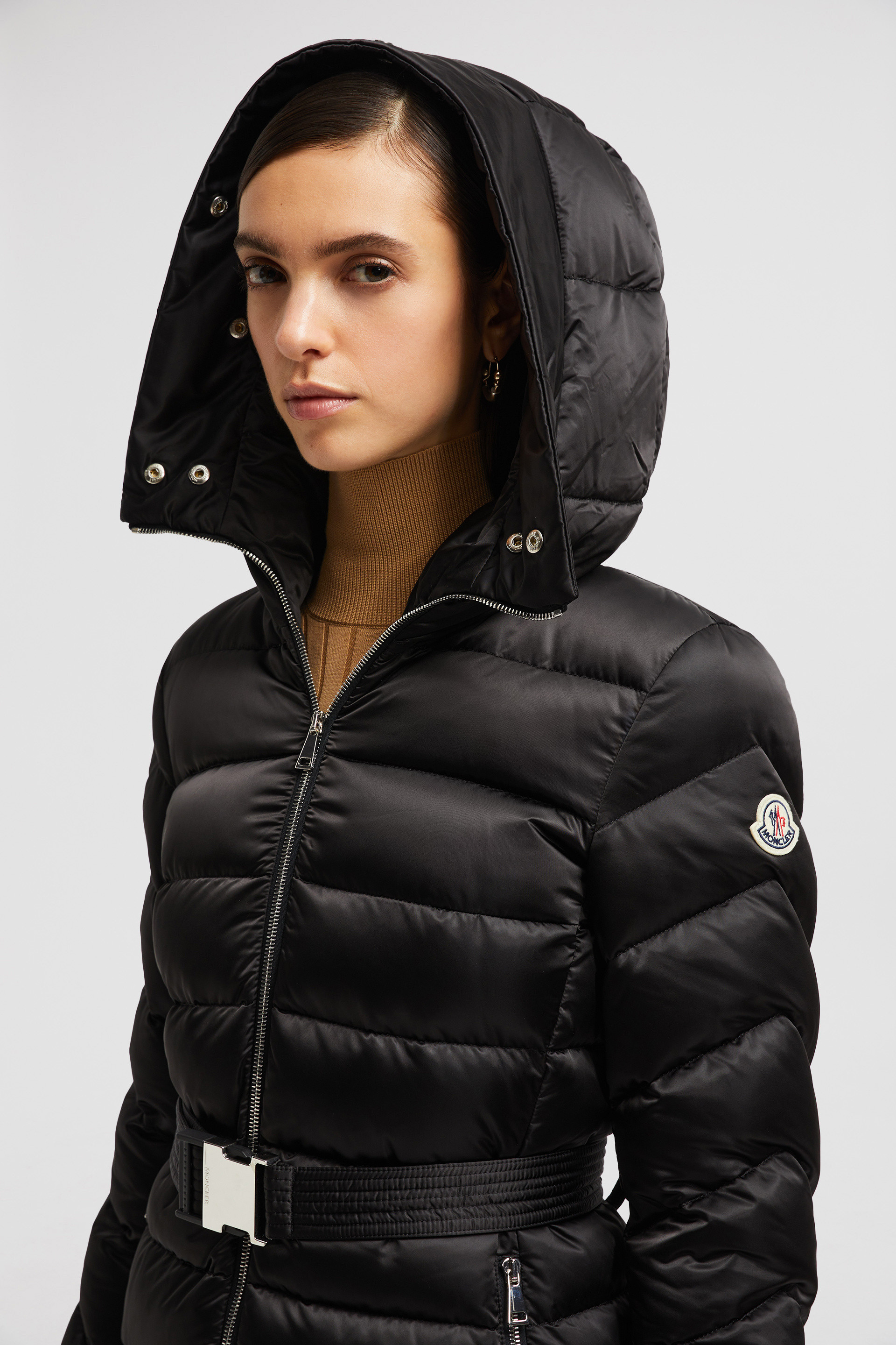 Doudoune longue Leersie Noir Beige Doudounes longues Femme Moncler FR