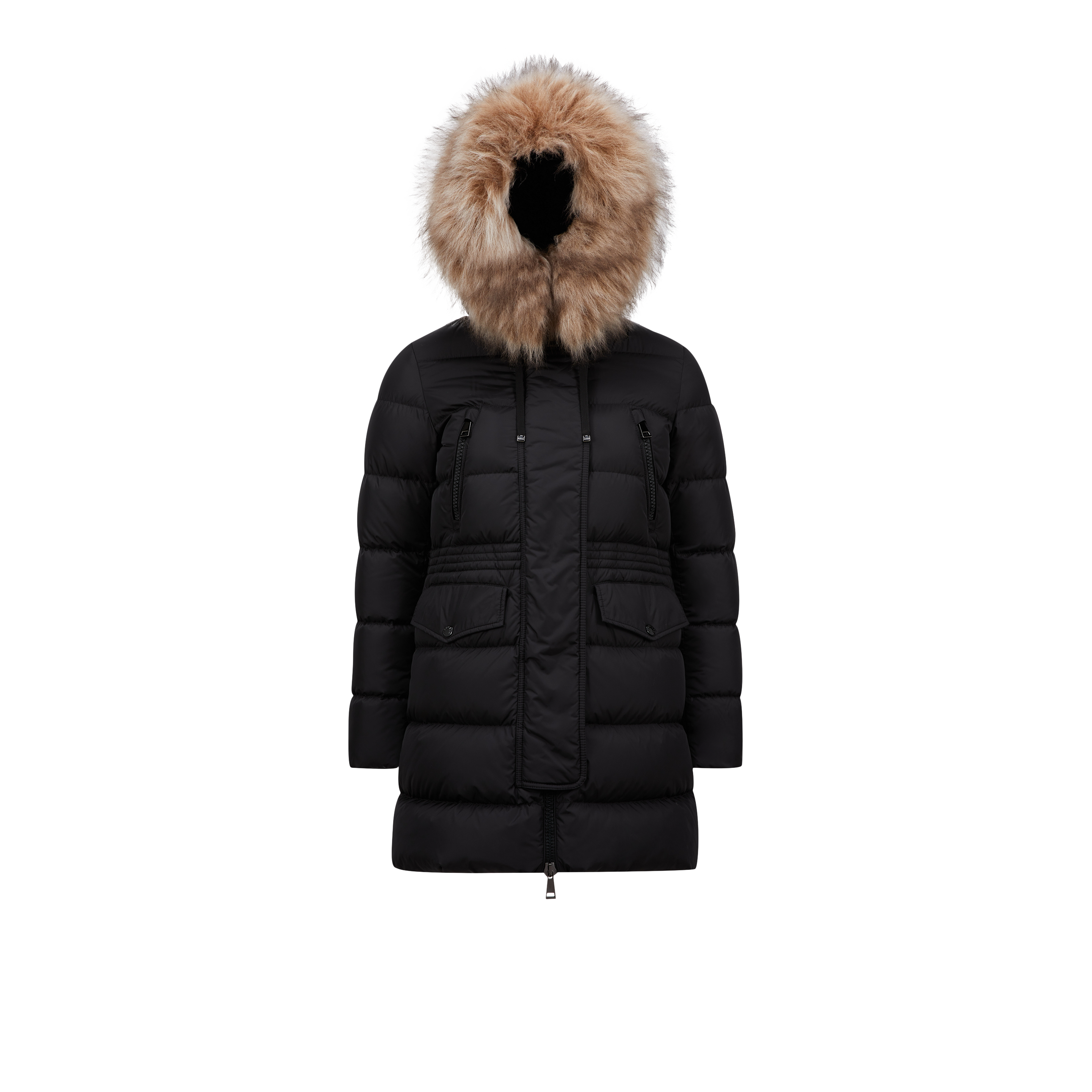 Shop Moncler Collection Doudoune Longue Aphroti In Noir