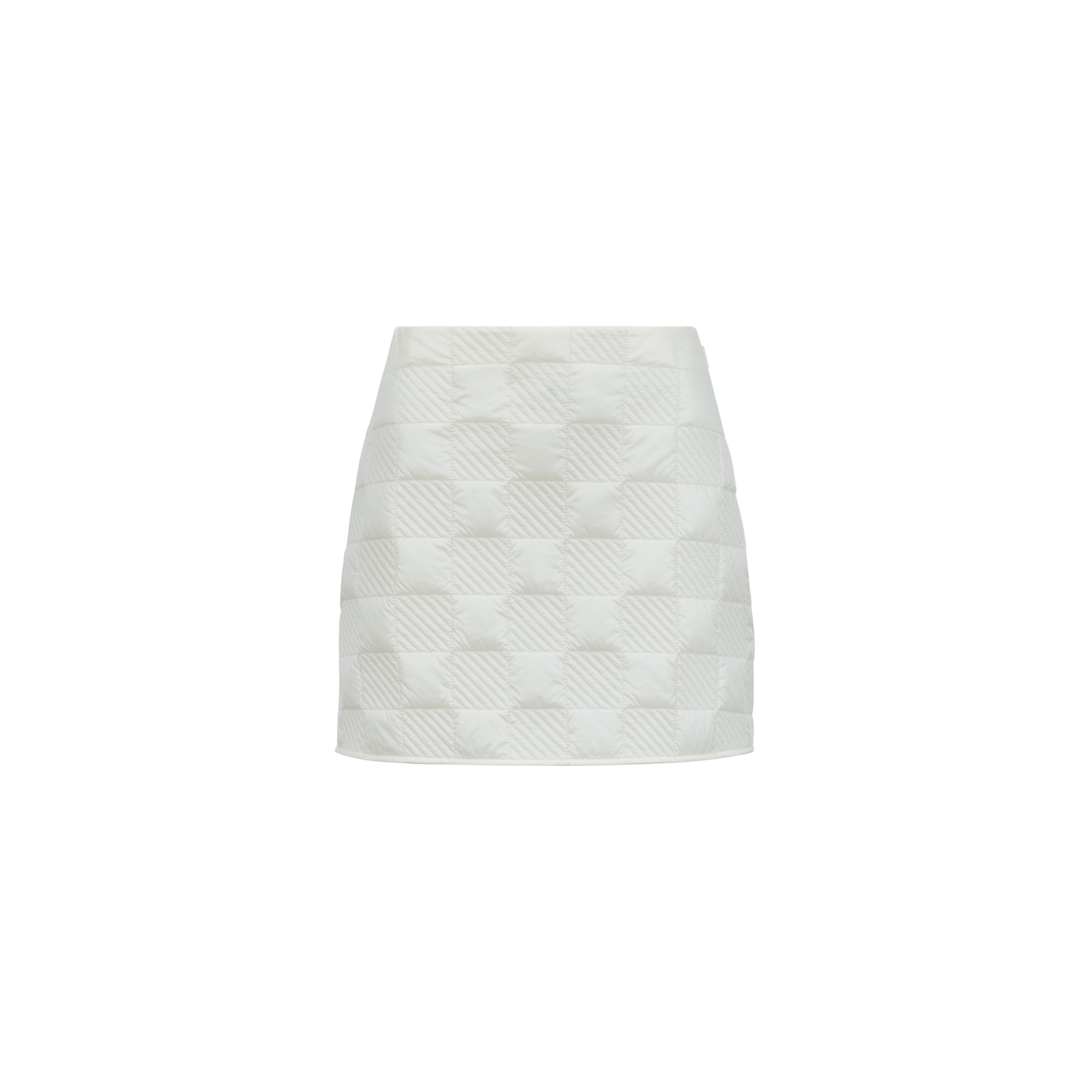 Shop Moncler Collection Mini-jupe Matelassée In White