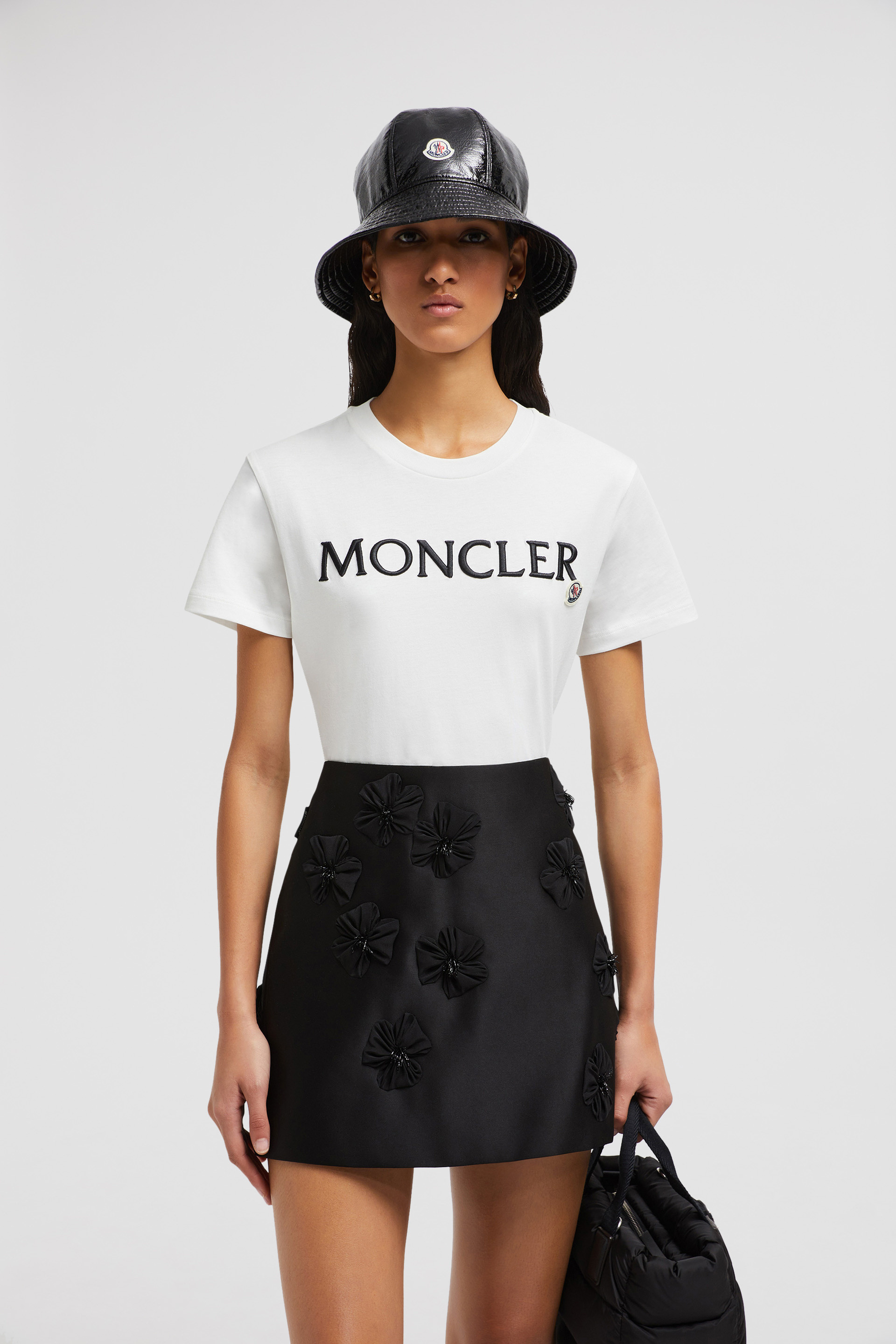 Moncler t shirt womens on sale