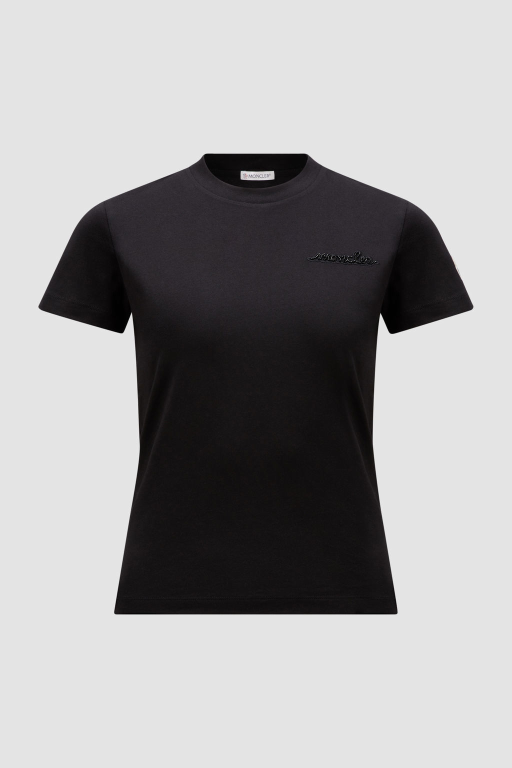Moncler Women Cotton T-Shirt With Pocket