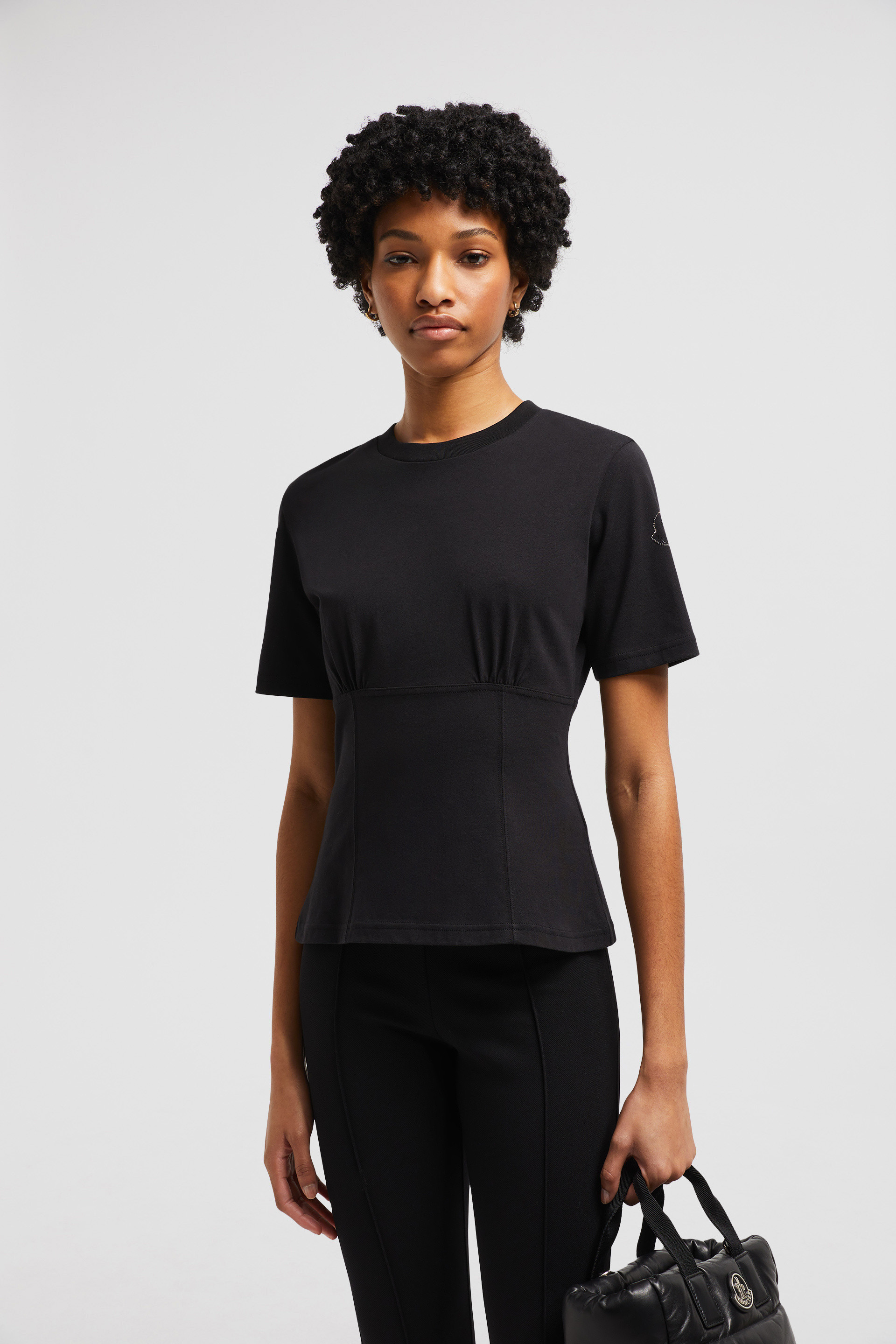 Tシャツ・カットソー MONCLER Women Tunic Tops 098 8C000 09 83927999 Black Tops for Women - T-Shirts, Blouses & Polos | Moncler US