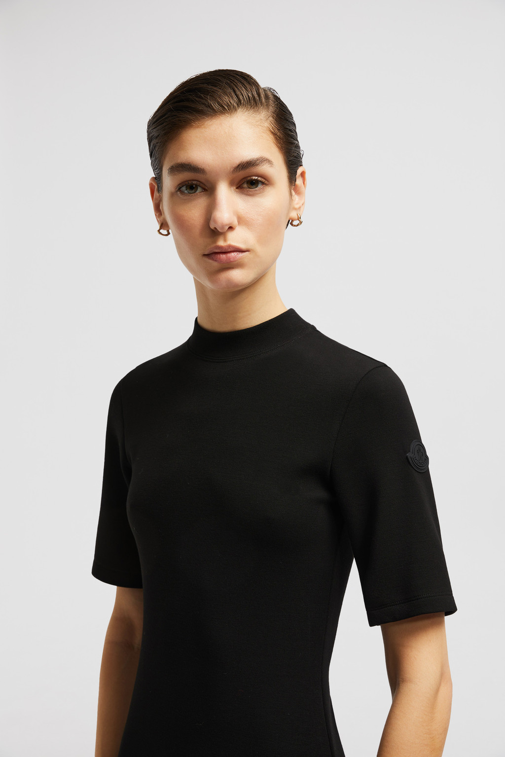 GURU-SHOP Mini Abito Tubino In Viscosa Nero, Stile Boho, Fatto A Mano In Thailandia, Taglia 38