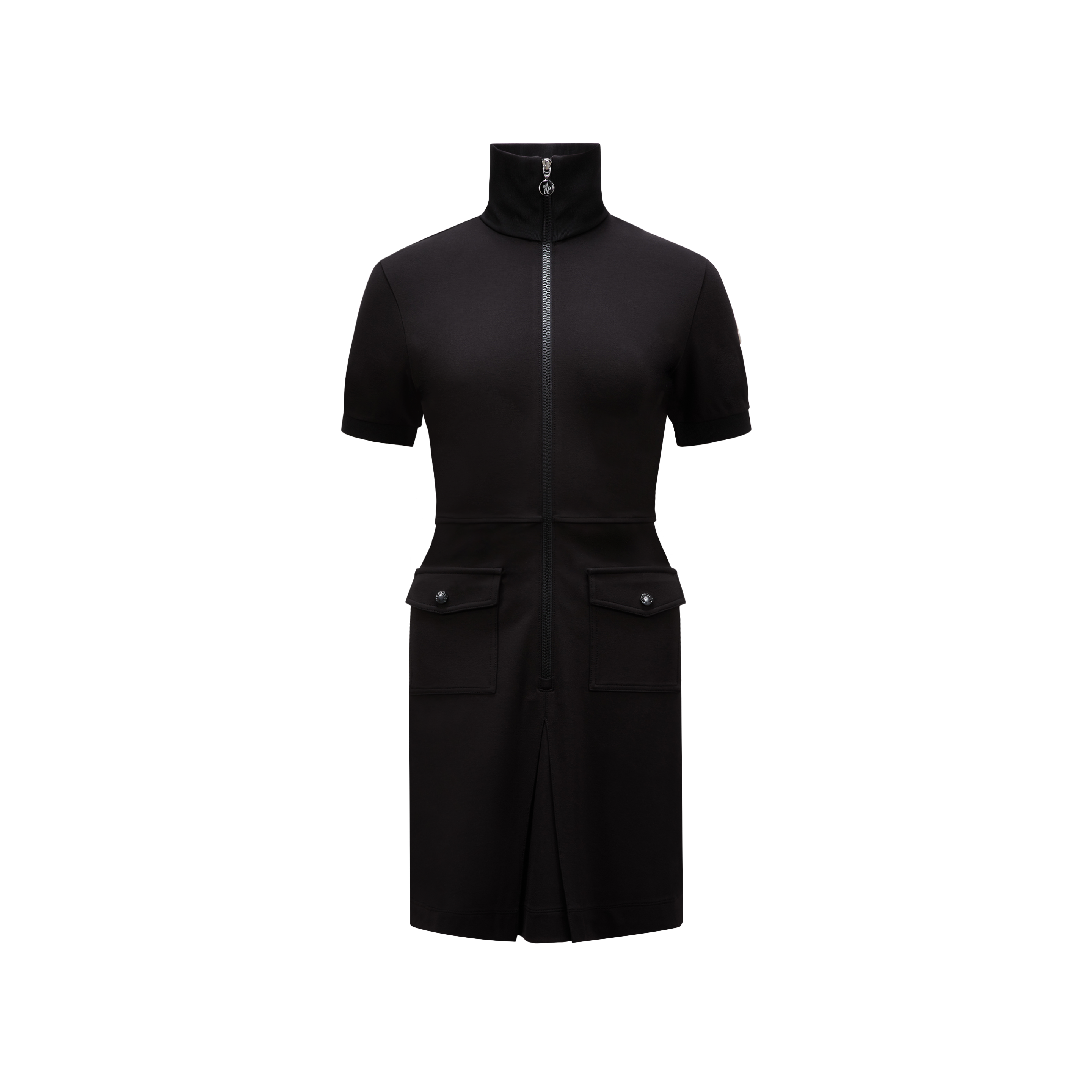 Shop Moncler Collection Robe Polo In Black